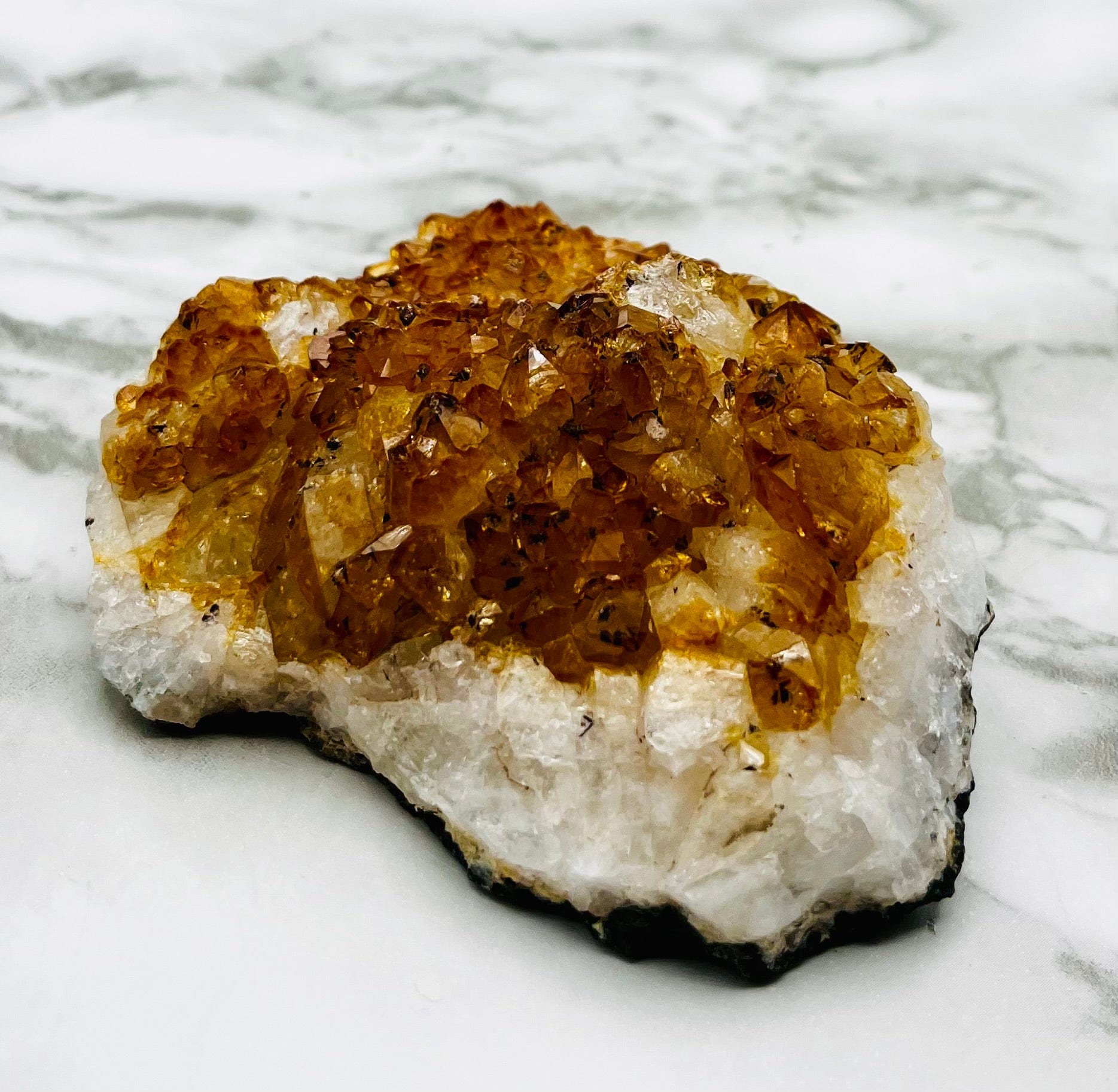 Natural Citrine Crystal Cluster - 52g Raw Citrine Stone for Healing, Meditation & Energy Work | Home Decor, Reiki, Feng Shui, Gift Idea