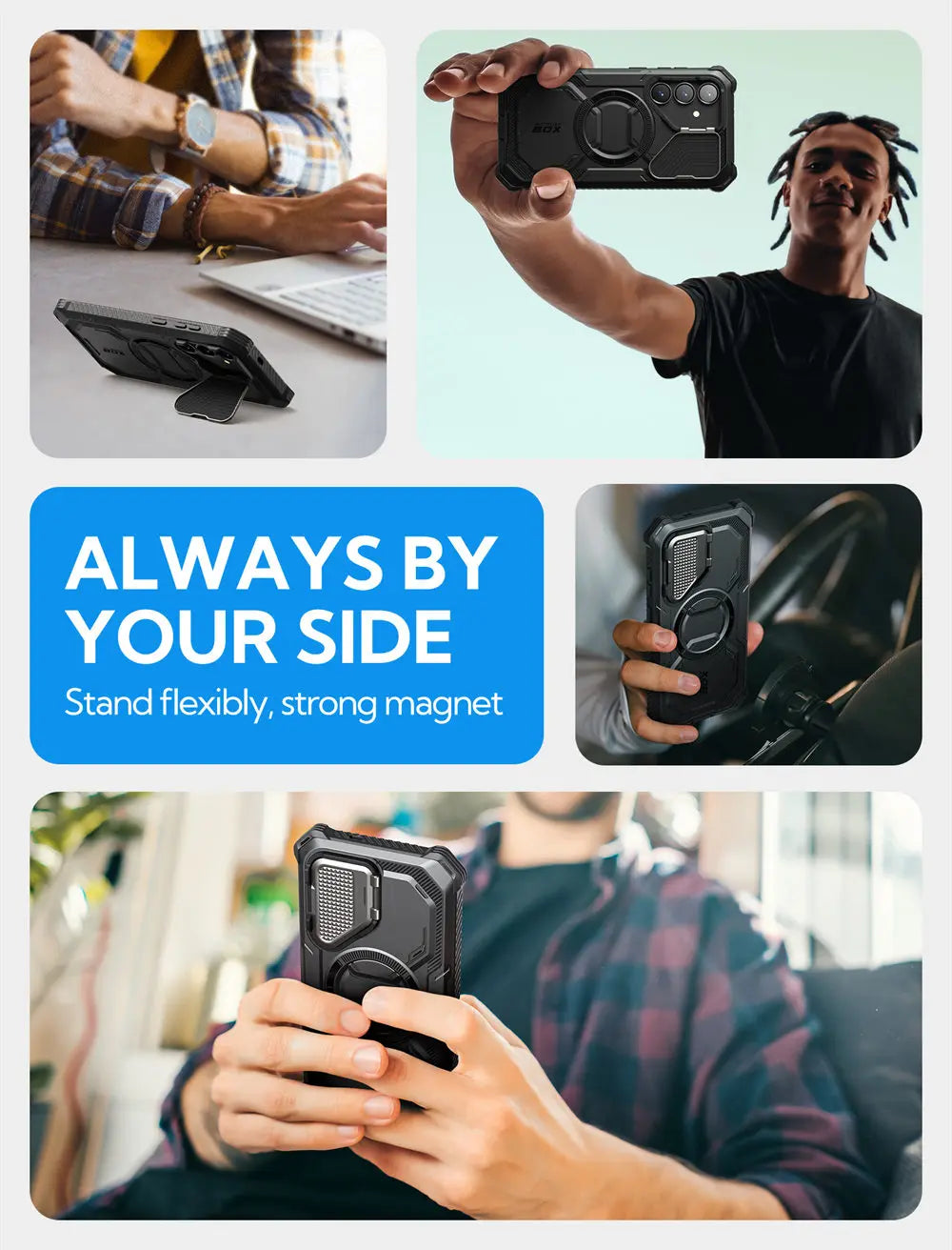 Galaxy S25 Plus Case - BLASON Armorbox Full Body Protective Cover with Military-Grade Drop Protection | Perfect for Outdoor Activities, Travel & Daily Use