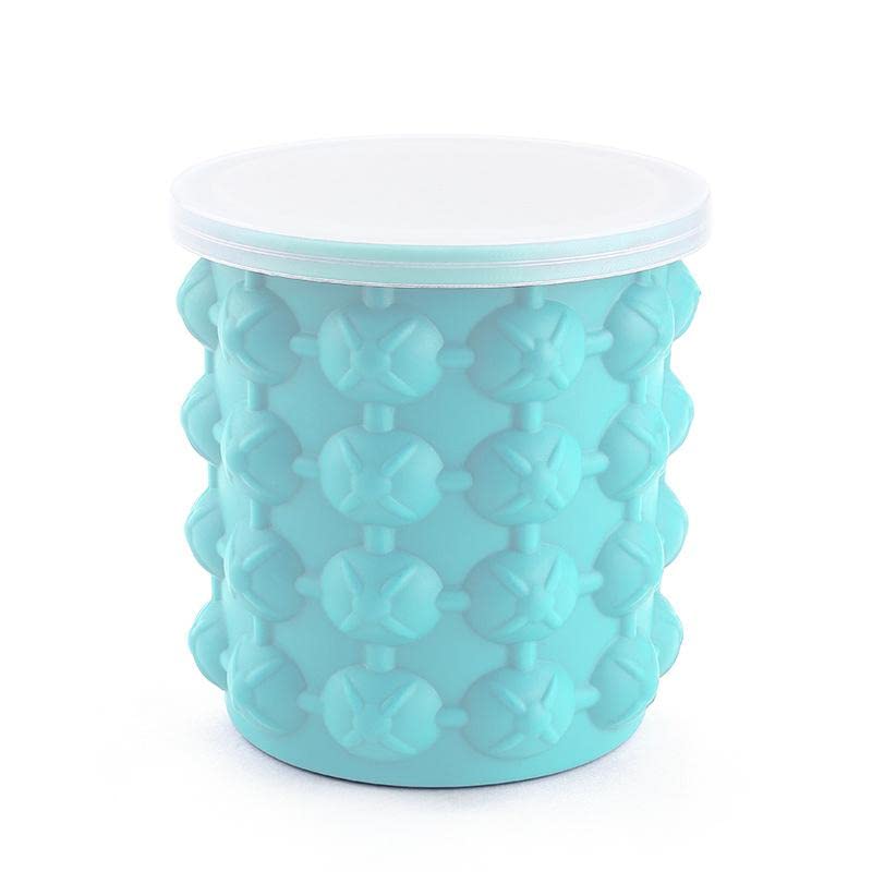 Silicone Ice Cube Mold - Round Ice Trays for Whiskey, Cocktails & Beverages - Portable & Reusable Ice Storage for Home, Bar & Parties