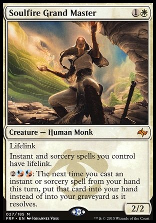 Magic: The Gathering Singles - Soulfire Grand Master (27) Fate Reforged FRF White MTG Card | Collectible Trading Card Game for Deck Building & Strategy Battles