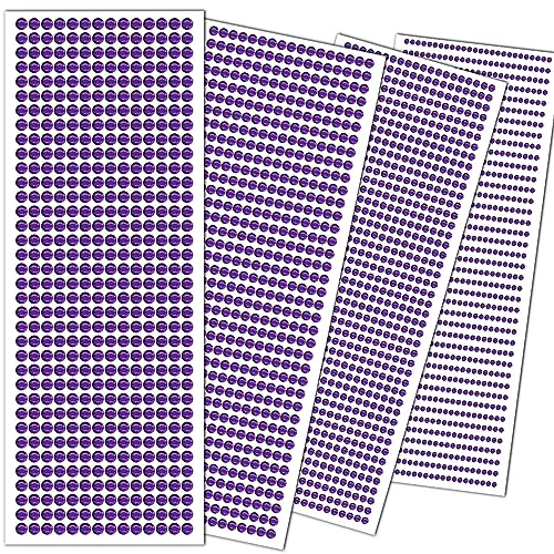 3090pcs-3/4/5/6mm-darkpurple