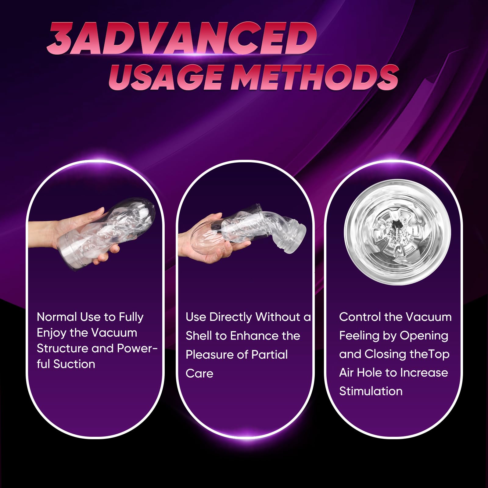 Realistic Ultra-Soft Male Masturbator - Reusable Handheld Stroker Sleeve with Textured Stimulation | TPE Penis Sex Toy for Men | Perfect for Solo Play, Couples Fun & Discreet Pleasure