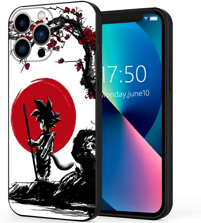 Anime Phone Case for iPhone 13 Pro Max 6.7 inch - Cute Anti-Scratch Protective Cover for Boys & Girls - Perfect for School, Work & Daily Use (Anime06 Design)
