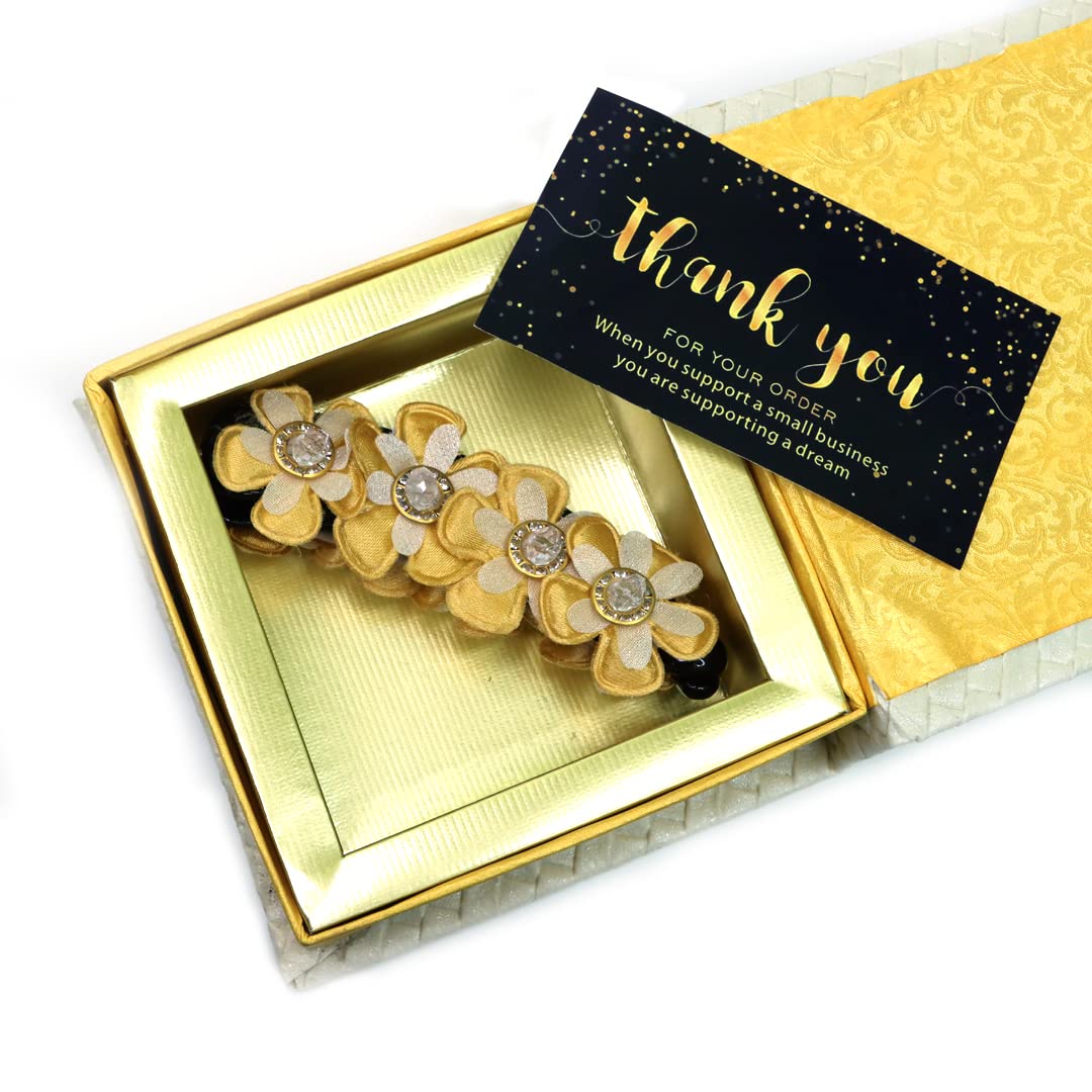 Myra Collection Banana Flower Hair Clip for Women - Yellow Hair Accessories for Everyday Wear, Parties & Weddings