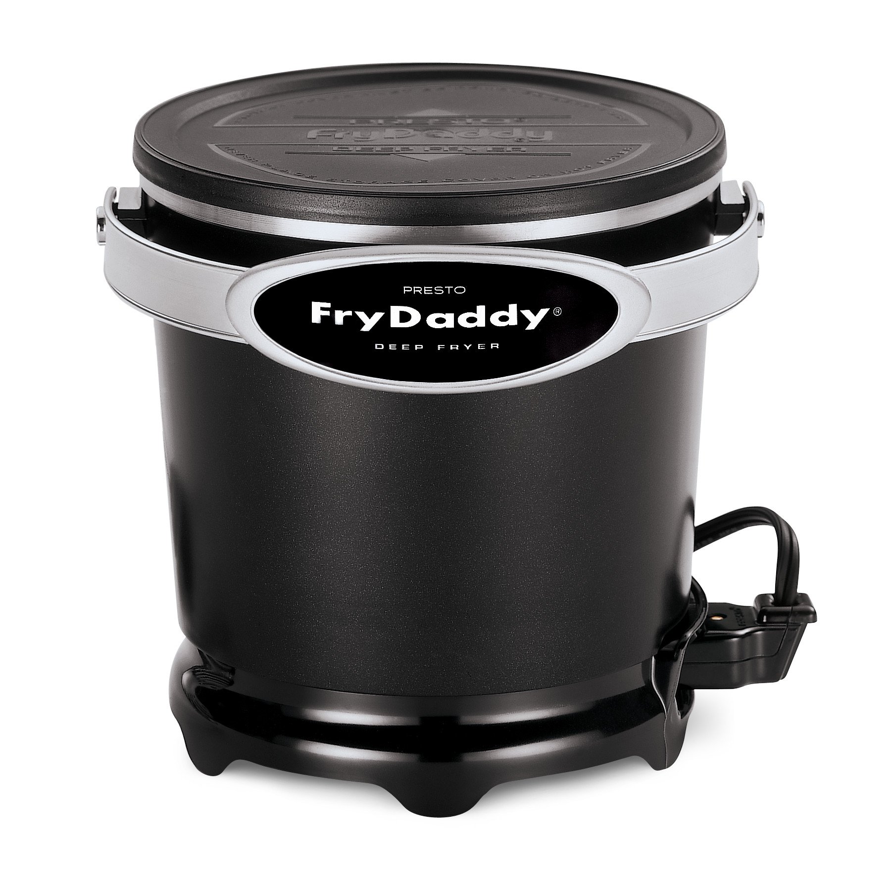 Presto 05420 FryDaddy Electric Deep Fryer - 3.5L Capacity, Black - Perfect for Home Kitchen, Fast Food Cooking & Party Snacks