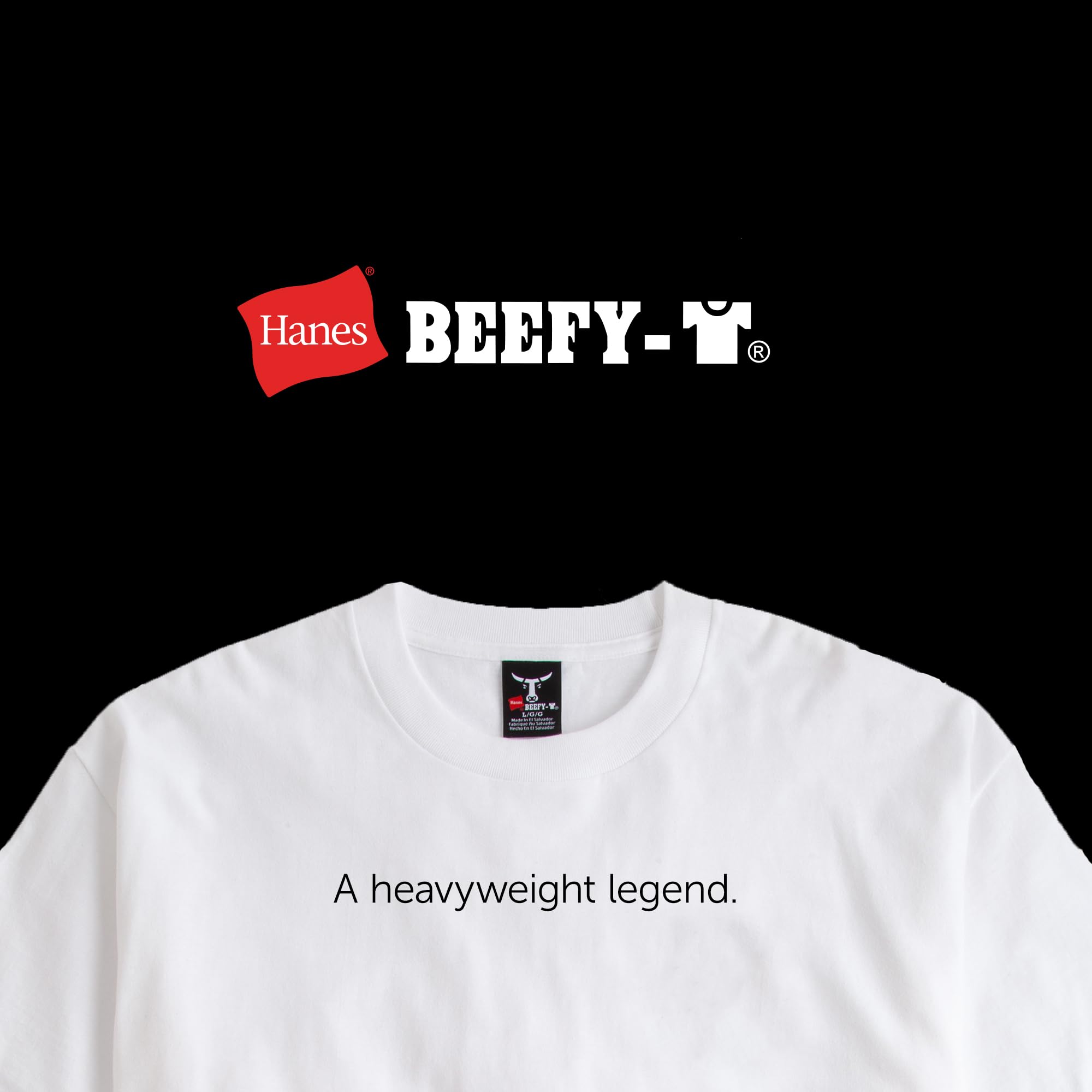 Hanes Men's Beefy-T Long Sleeve Cotton Henley Shirt - Soft Comfortable Casual Wear for Everyday, Work & Outdoor Activities
