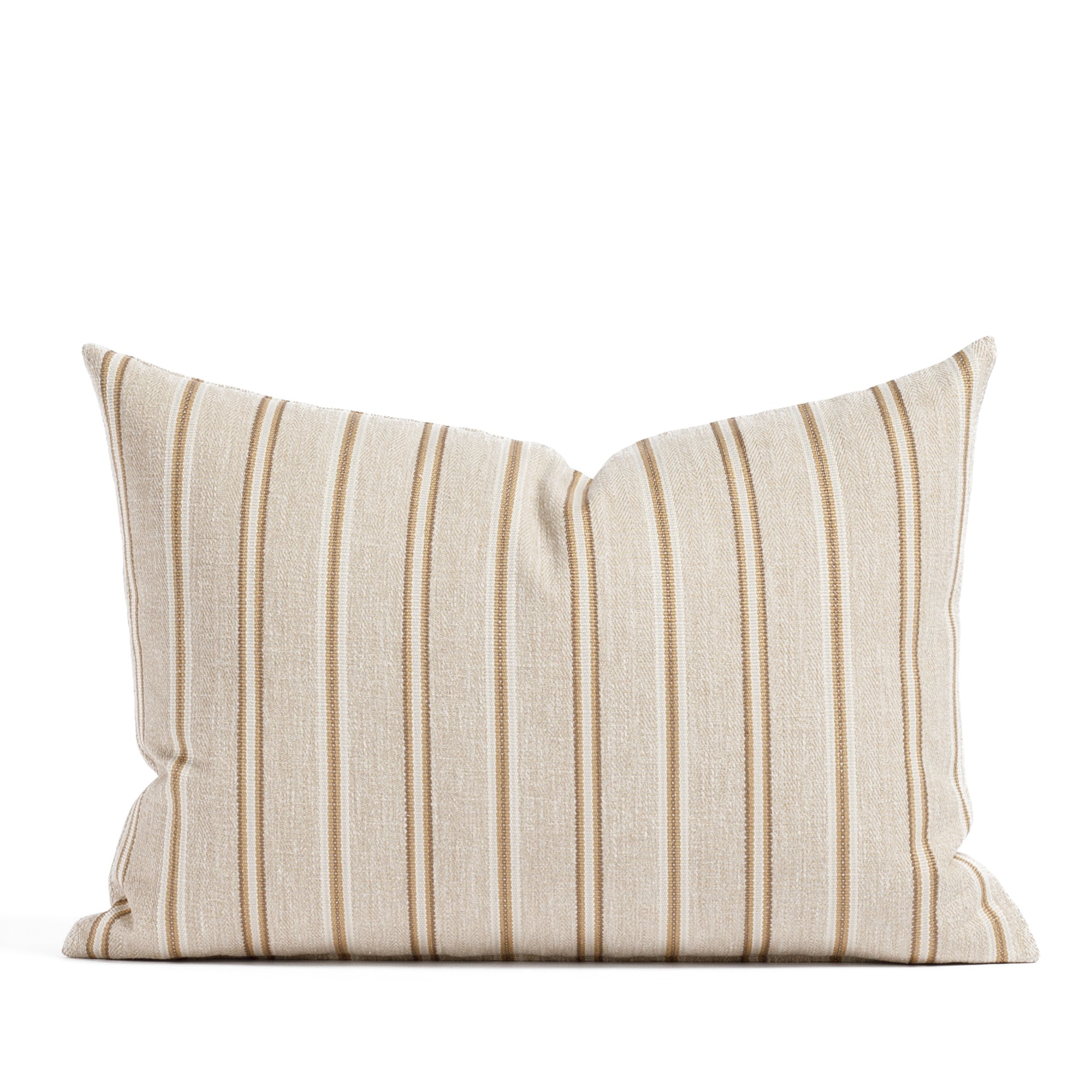 August Stripe 14x20 Lumbar Pillow - Honeycomb Design Support Cushion for Sofa, Bed & Office Chair - Comfortable Back Support for Home & Office Decor