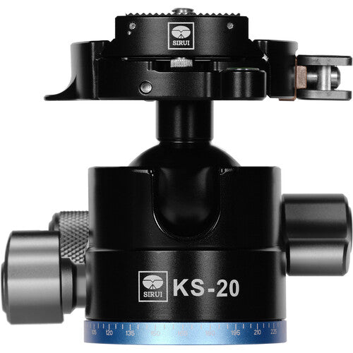 SIRUI KS 20 Friction Adjustable Low Gravity Ball Head - Professional Camera Tripod Mount for DSLR & Mirrorless - Perfect for Landscape, Portrait & Wildlife Photography