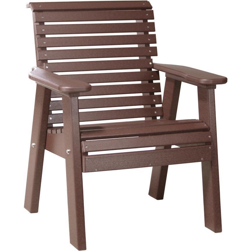 LuxCraft 2-Foot Rollback Recycled Plastic Chair - Outdoor Patio Furniture for Garden, Poolside & Backyard Relaxation
