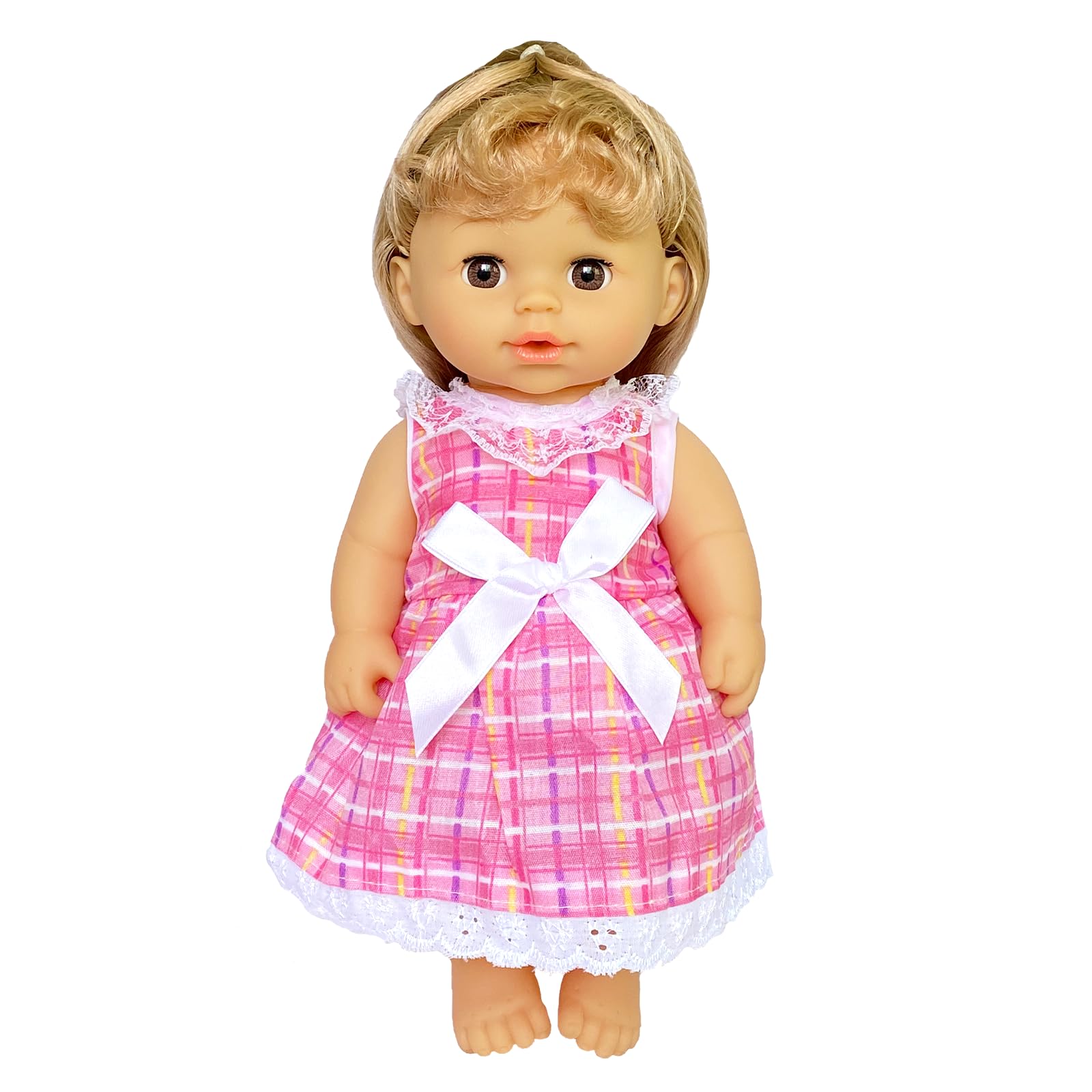 6 Sets Baby Doll Clothes for 10-12 Inch Girl Dolls - Cute Outfits & Accessories - Perfect for Dress Up, Role Play & Collectible Dolls