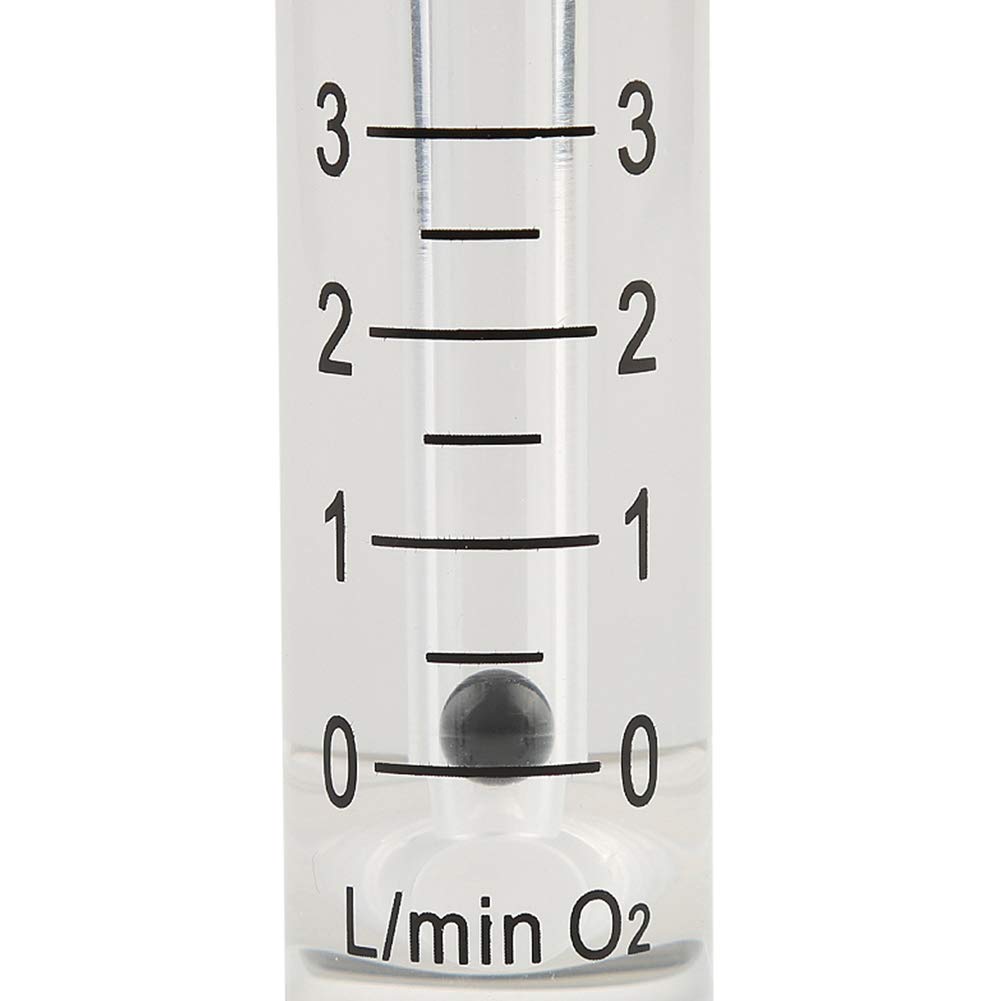 LZQ-2 Gas Flow Meter for Oxygen & Nitrogen - 0-3 LPM Range - Accurate Flow Measurement for Medical, Industrial & Laboratory Use