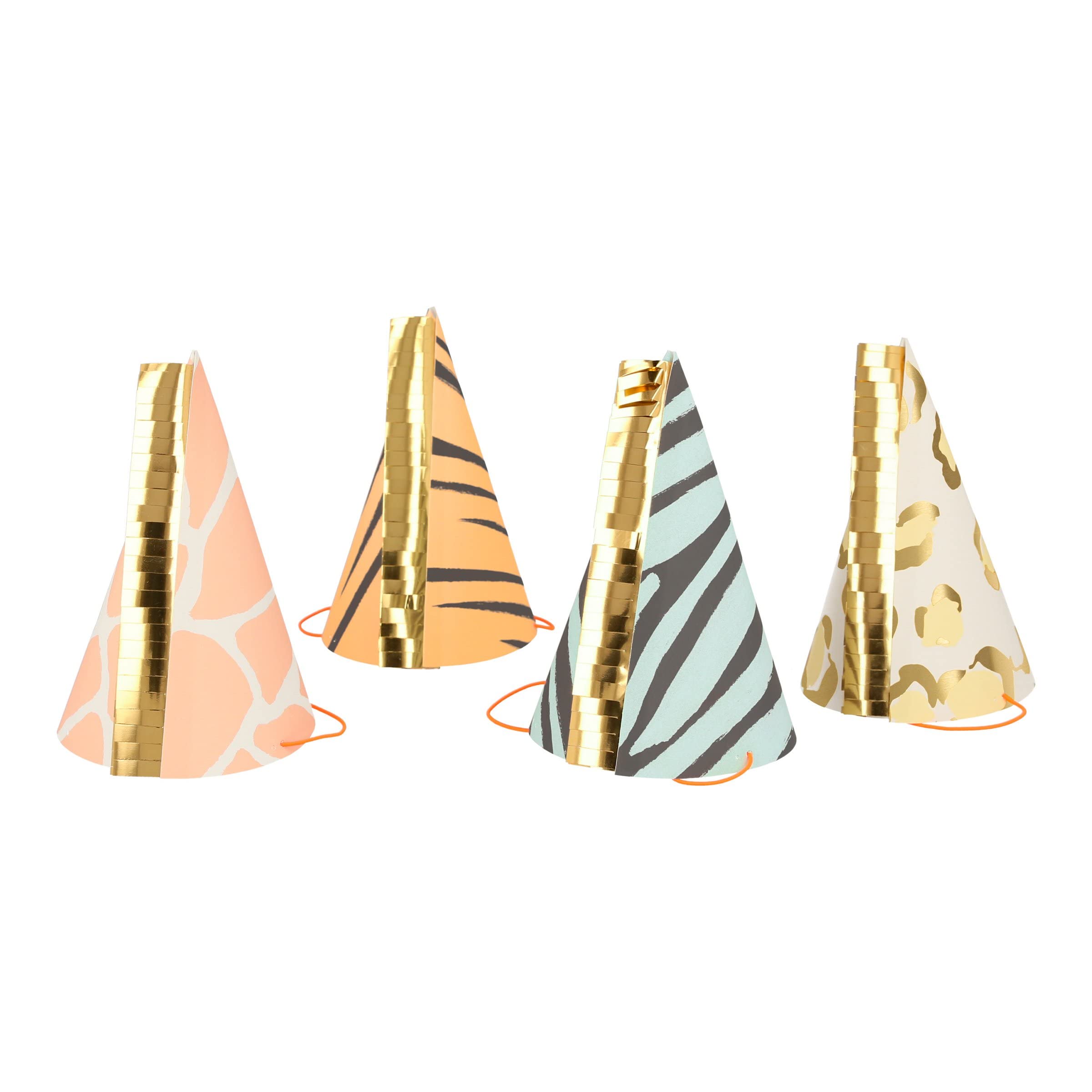 **Meri Meri Birthday Party Hats - Pack of 8 Colorful Cone Hats for Kids & Adults | Fun Birthday Party Supplies for Celebrations & Festive Events**