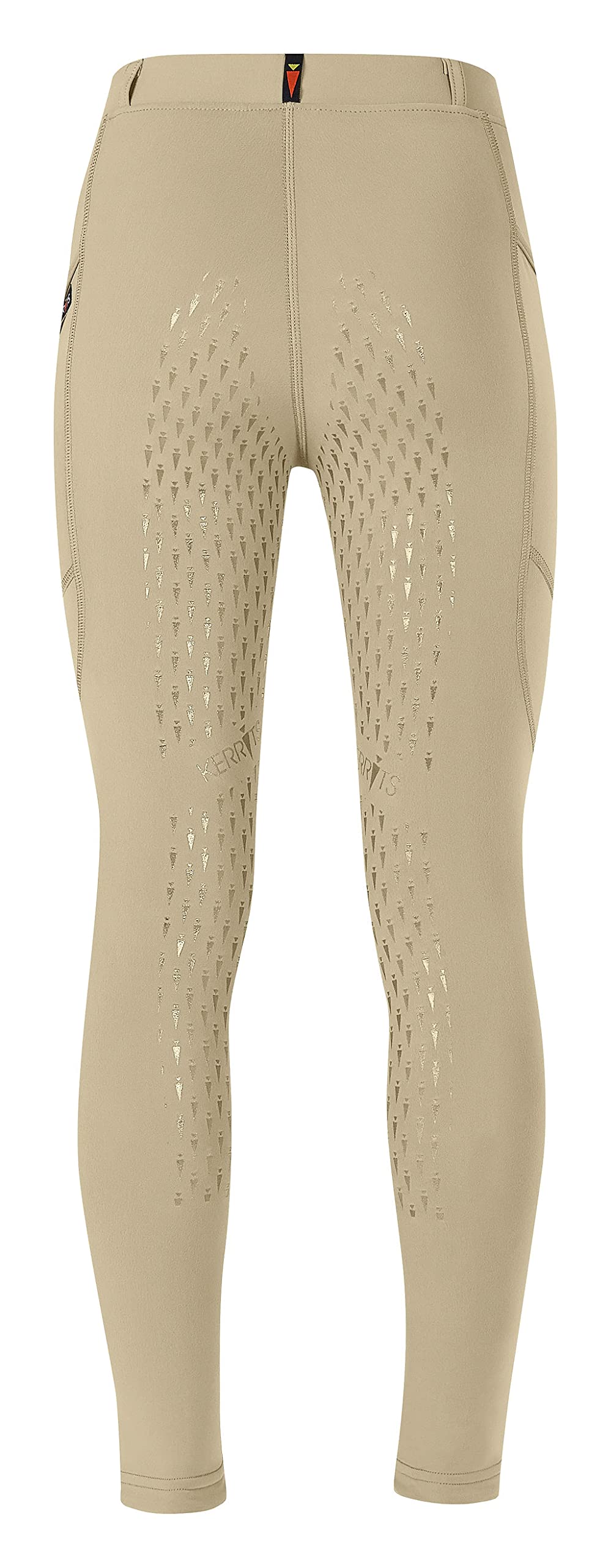 Kerrits Kids Ice Fil Full Seat Horse Riding Tech Tights - Cooling Breathable Equestrian Leggings with Pockets for Summer | Perfect for Young Riders in Warm Weather