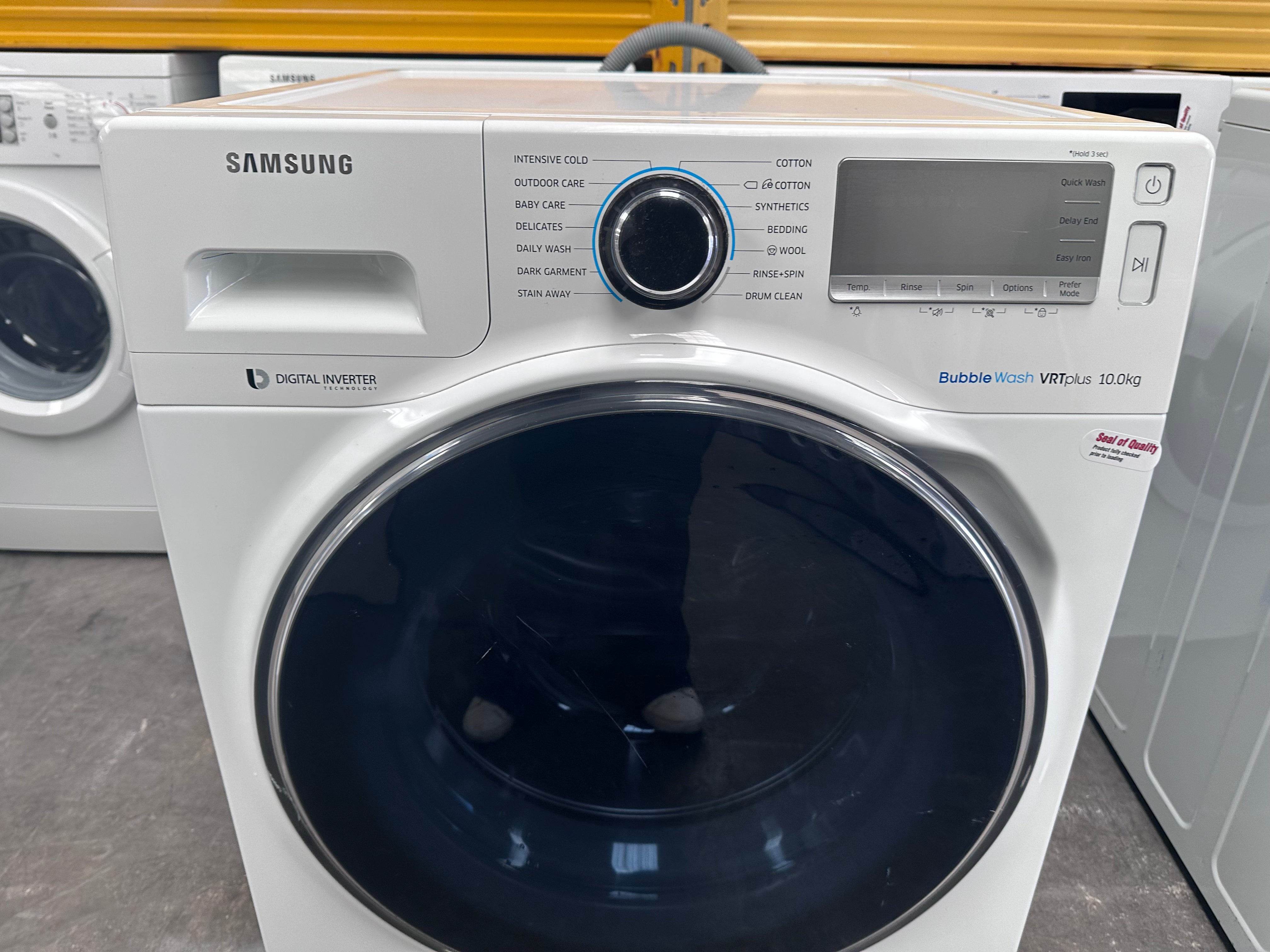 Refurbished Samsung 10kg Front Load Washing Machine with Bubble Wash - Perfect for Apartments, Small Homes & Eco-Friendly Laundry
