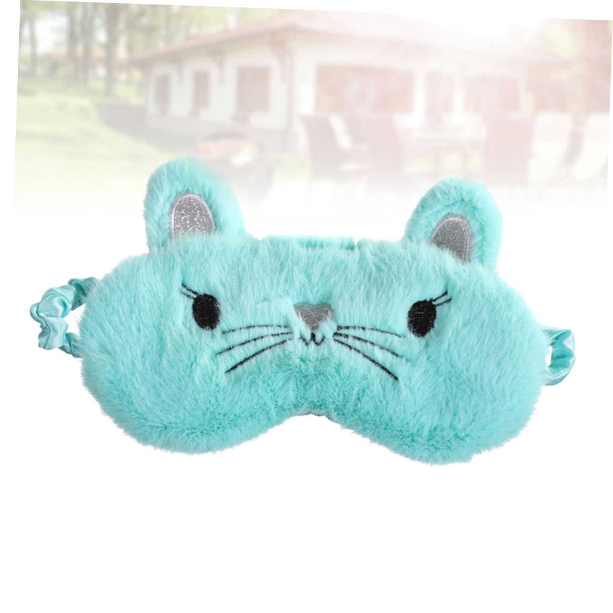 GLEAVI Travel Sleep Mask - Soft & Breathable Eye Cover for Women & Men - Perfect for Airplane, Nap & Night Sleep - Blackout Blindfold with Comfortable Fluffy Design