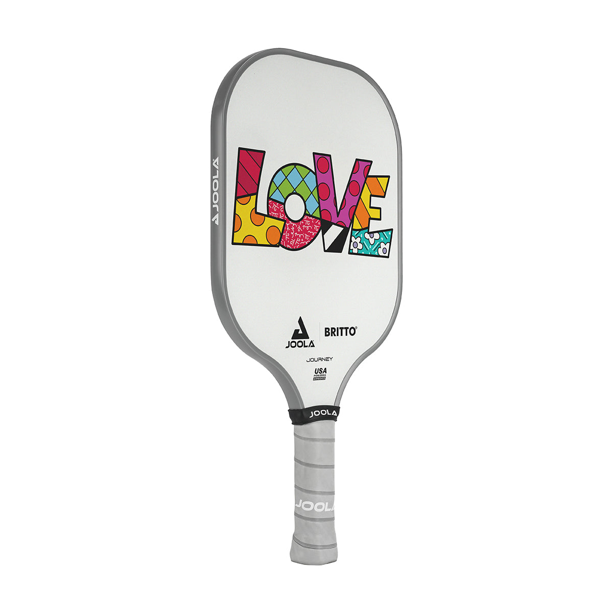 JOOLA BRITTO Pickleball Paddle - Premium Carbon Fiber Surface with Cushion Grip - USA Pickleball Approved - Perfect for Indoor & Outdoor Games, Tournaments & Recreational Play