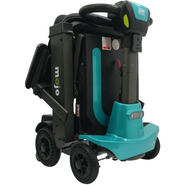 MOJO Automatic Folding Scooter - Lightweight & Portable Mobility Scooter for Adults & Seniors - Perfect for Travel, Shopping & Outdoor Adventures