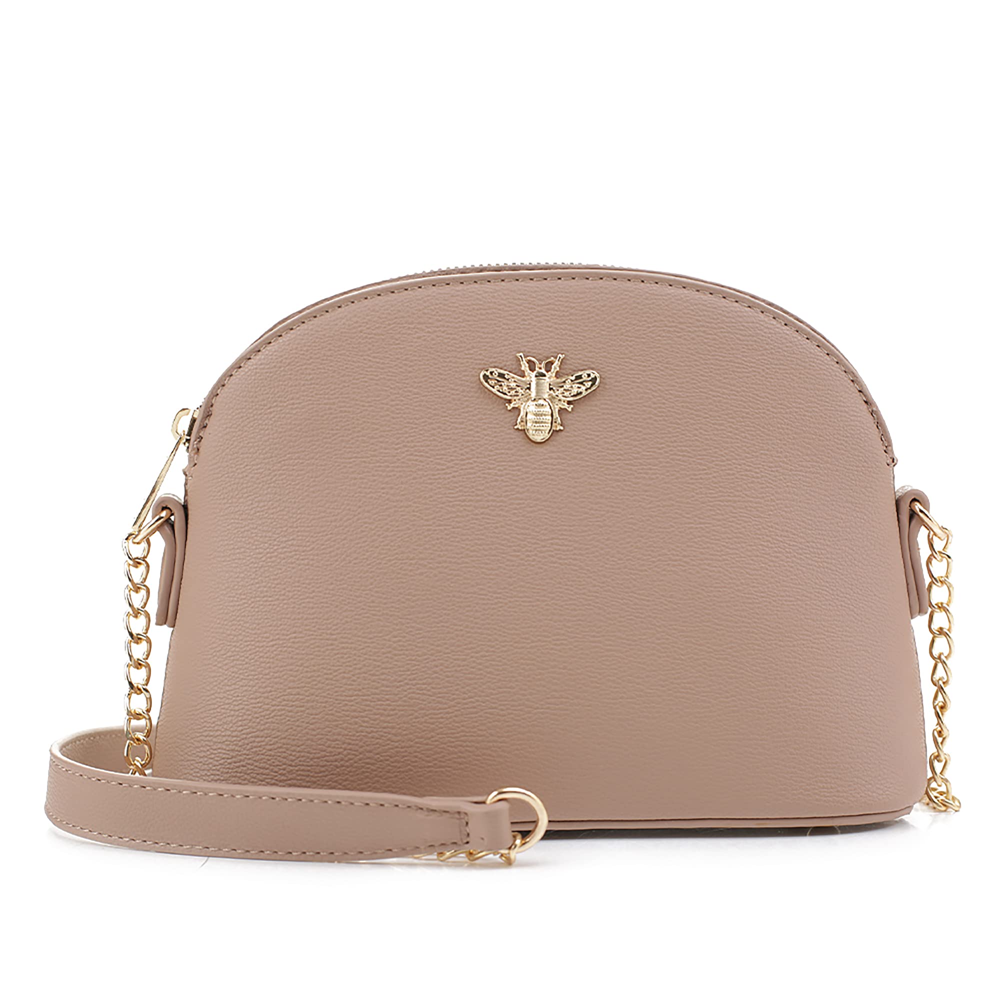 Emperia Alia/Alice Small Cute Faux Leather Dome Crossbody Shoulder Bag for Women - Perfect for Work, Travel & Everyday Use