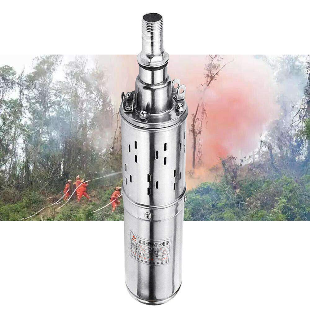 12V 180W Submersible Deep Well Water Pump - Stainless Steel Solar Powered Pump with 1.2M³/H Max Flow for Irrigation, Fountain & Home Water Supply