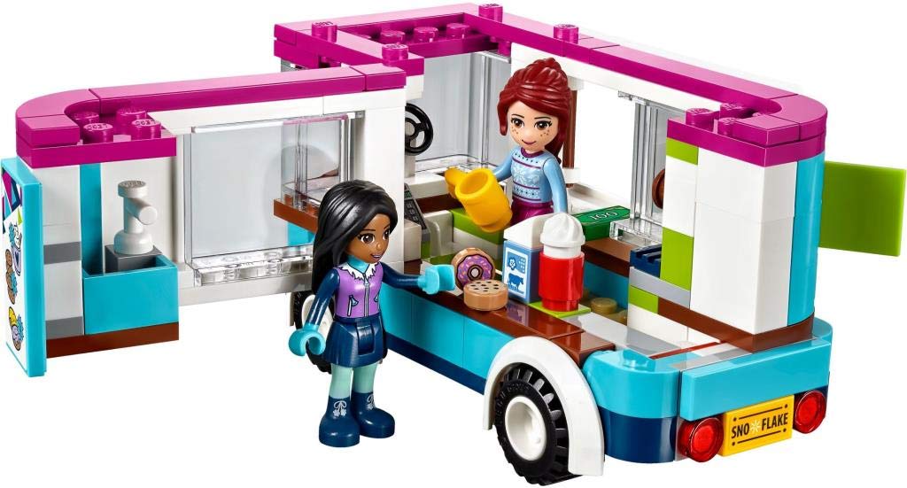 LEGO 41319 Friends Ski Resort Chocolate Truck Building Kit – Creative Toy for Kids, Perfect for Birthday Gifts & Winter-Themed Playtime