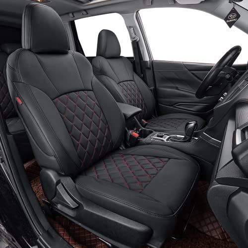 Leatherette(Black/Red)