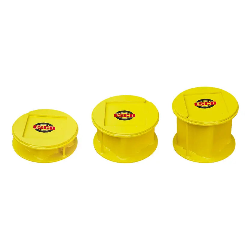 ESCO 55-Ton Heavy-Duty Steel Cribbing Stands Set (3 Stands - 3