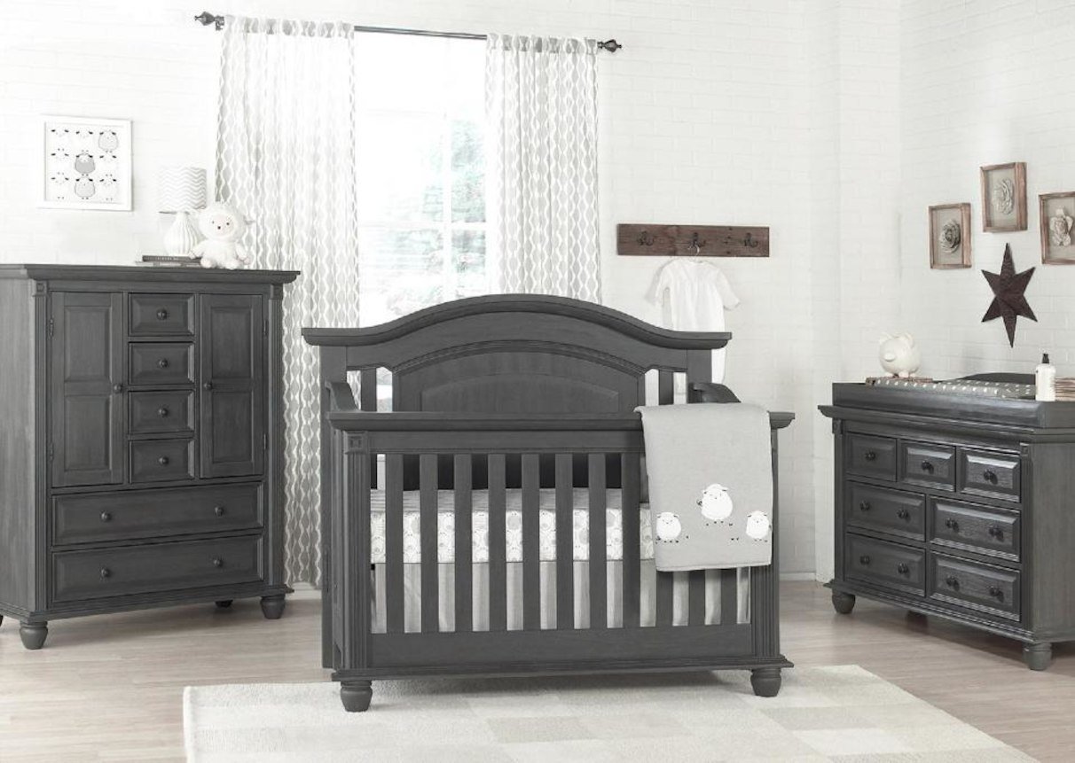 Oxford Baby London Lane Changing Pad Topper - Soft & Waterproof Arctic Gray - Perfect for Nursery, Travel & Diaper Changes