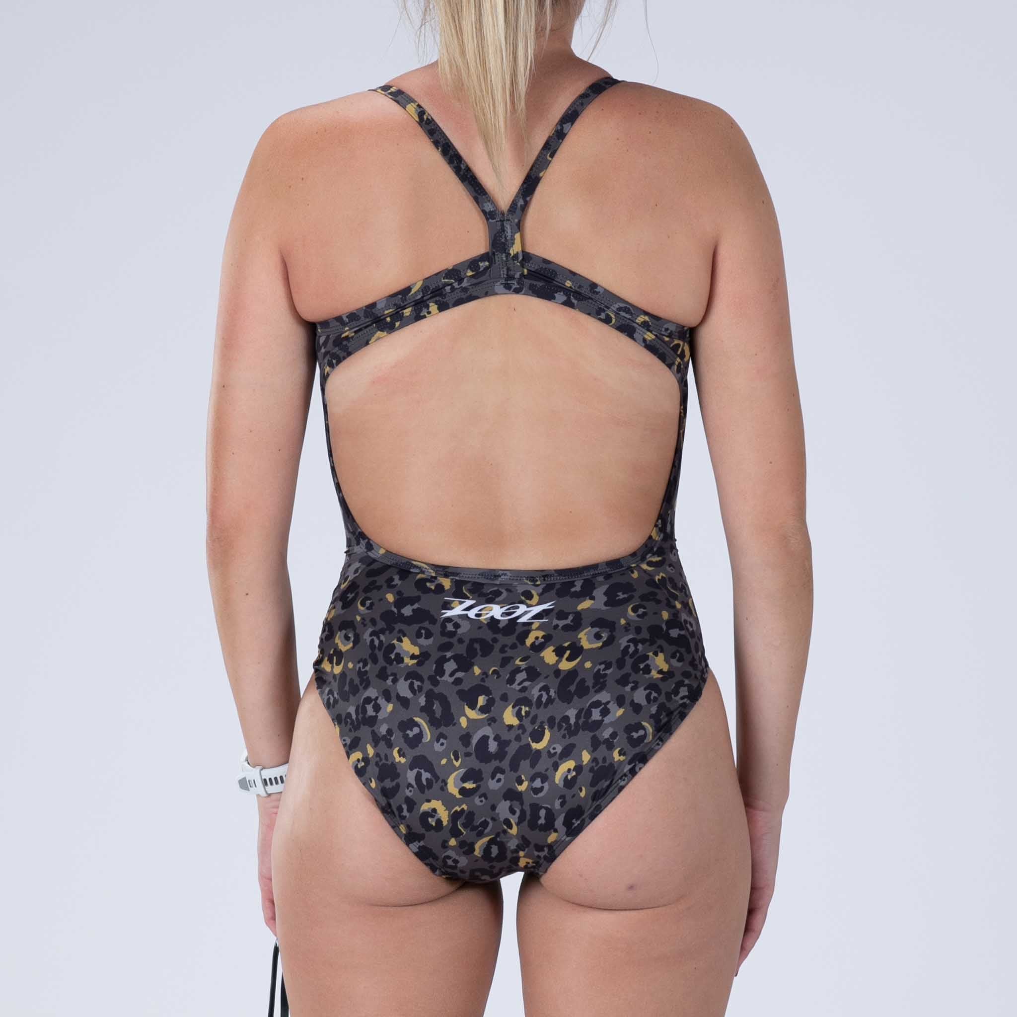 Women's Cheetah Print One-Piece Swimsuit - Sexy High-Cut Bathing Suit for Beach, Pool & Summer Vacations