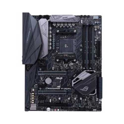ASUS ROG Crosshair VIII Hero (Wi-Fi) AMD Ryzen AM4 ATX Gaming Motherboard - Perfect for High-Performance Gaming & Streaming