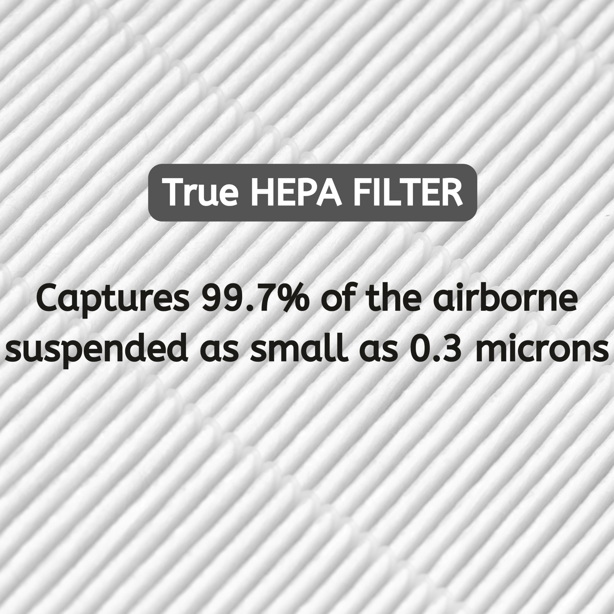 Nispira 3-in-1 HEPA Pre Filter Replacement for T300 & T100 Smart Air Purifier – Pack of 4 | Compatible with TF30-Fresh + Carbon | Perfect for Allergies, Dust, Pet Dander & Smoke Removal in Home & Office