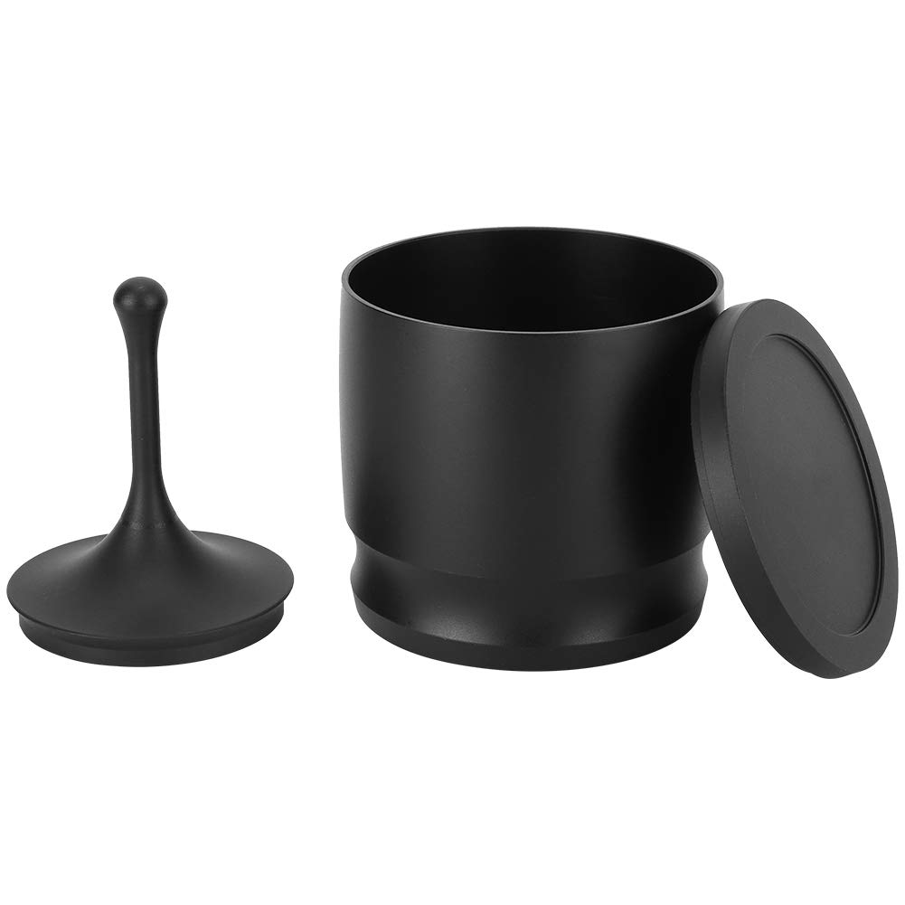 Premium 58mm Stainless Steel Coffee Dosing Ring & Tamper - Perfect for Espresso Machine Accessories, Coffee Powder Distribution Tool - Ideal for Home Baristas & Coffee Shops