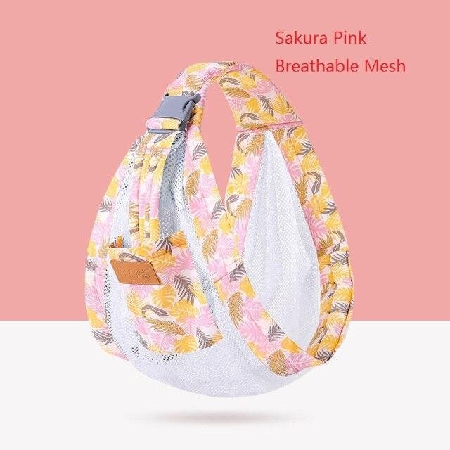 Breathable Mesh Baby Wrap Carrier - Newborn & Infant Sling for Hands-Free Babywearing | Perfect for Nursing, Shopping & Outdoor Activities