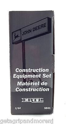John Deere Construction Toy Set 5841 by Ertl - Rare Collectible for Kids & Adults - Perfect for Playtime, Display & Gifts