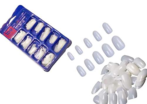 Empress Curve Extreme Upper Arch Artificial Nails - 100 Pcs for Salon & DIY Manicure - Perfect for Acrylic, Gel & Press-On Nails - Professional Quality for Stunning Nail Art & Beauty Enhancement