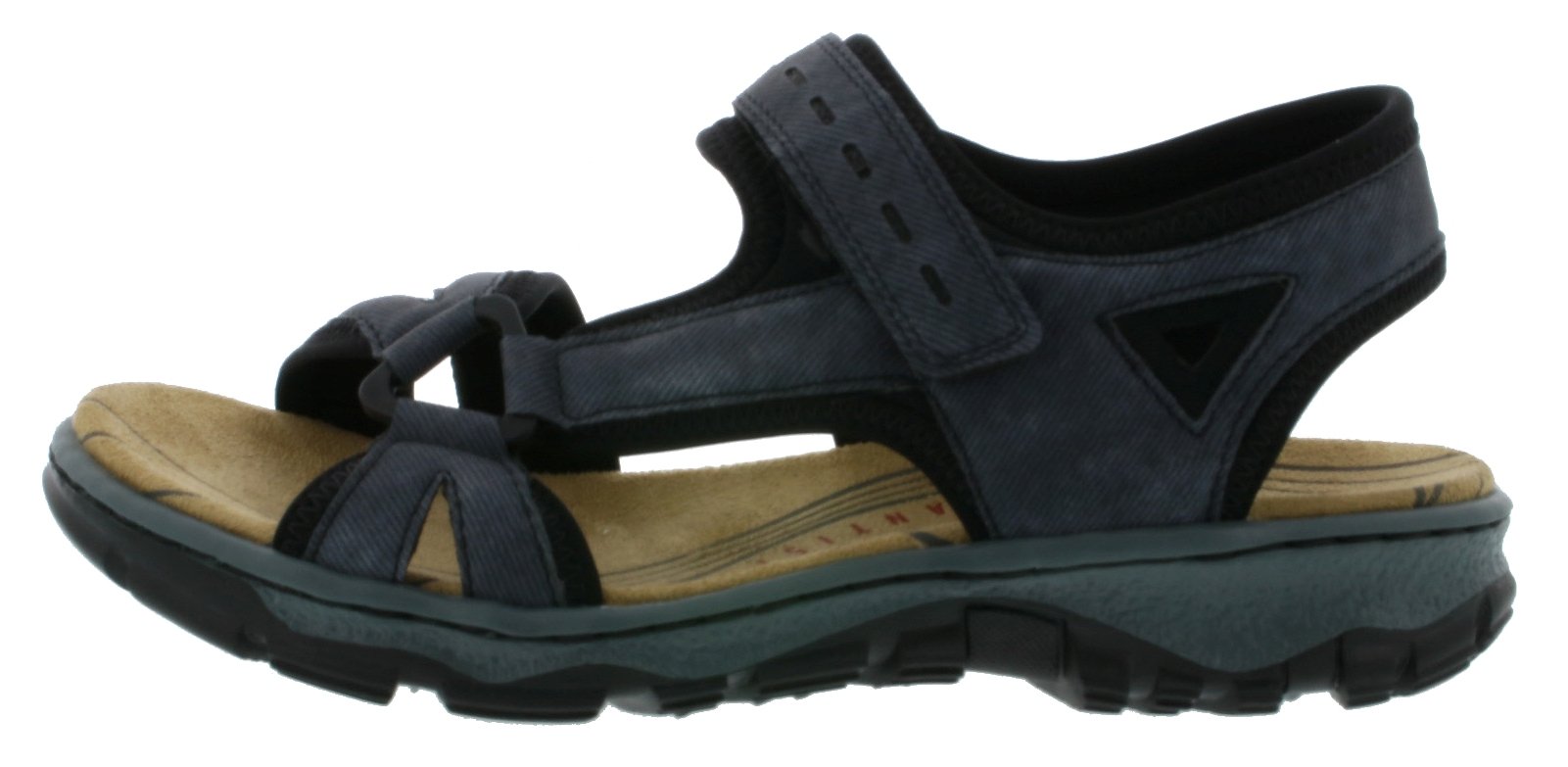 Rieker Women's Closed Toe Sandals - Comfortable Summer Walking Shoes with Arch Support | Perfect for Beach, Travel & Casual Outfits