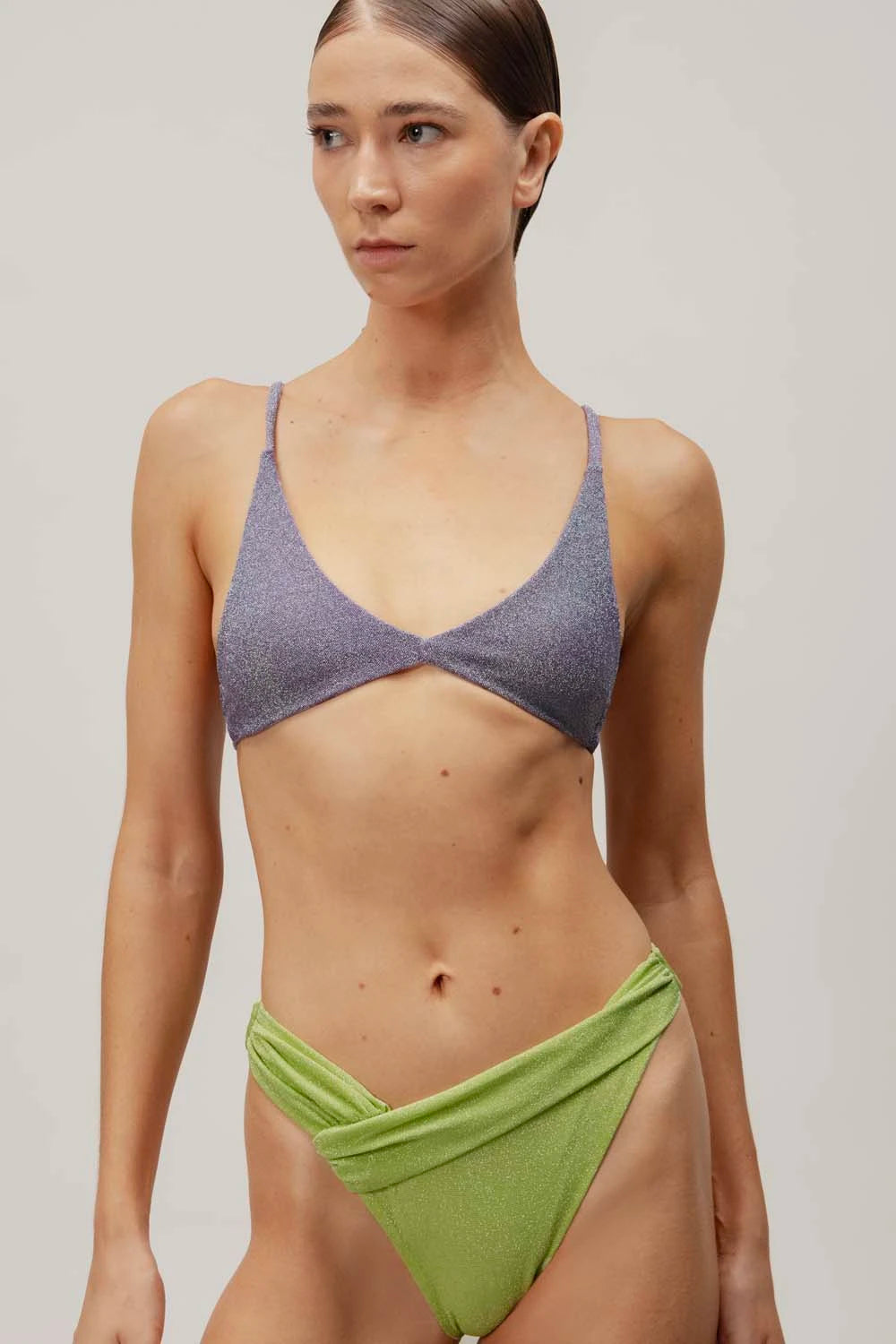 Jasmin Bikini Bottom - High Waisted Swimwear for Women, Sexy Bikini Panties, Comfortable Beachwear for Summer Vacation & Pool Party