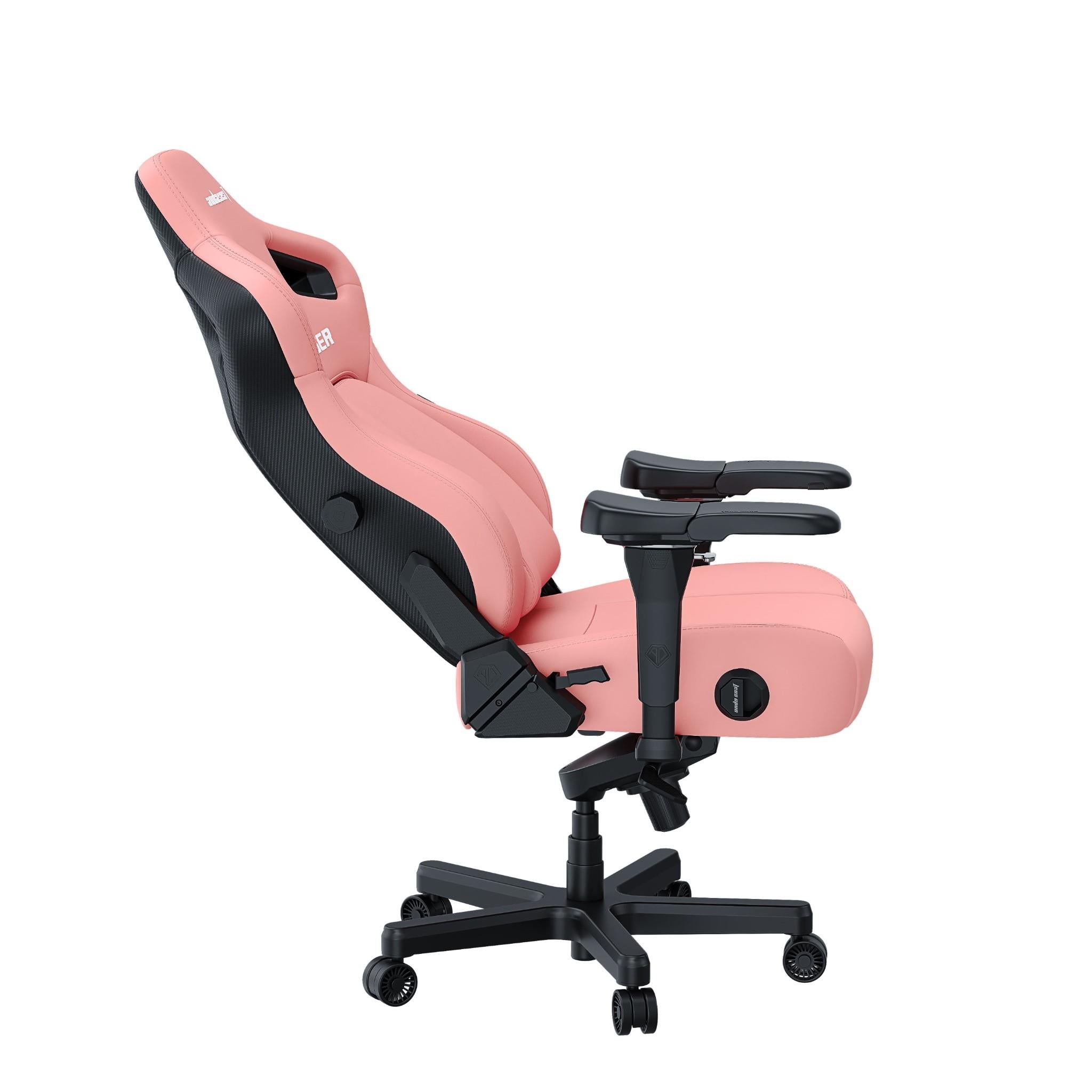 Anda Seat Kaiser 4 Series XL Premium Gaming Chair - Ergonomic Office & Racing Style Computer Chair with Lumbar Support - Creamy Pink for Gamers & Home Office Use