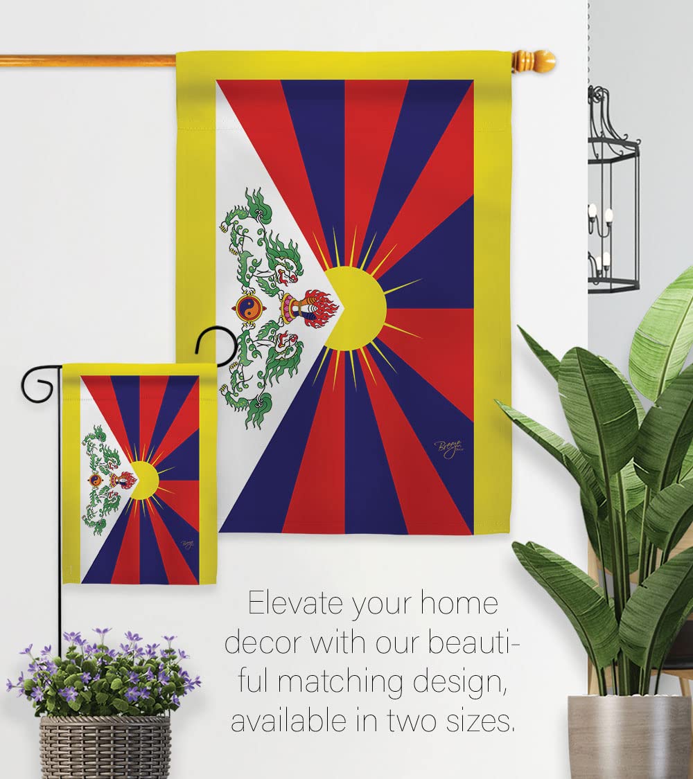 Tibet Nationality House Flag Set 28