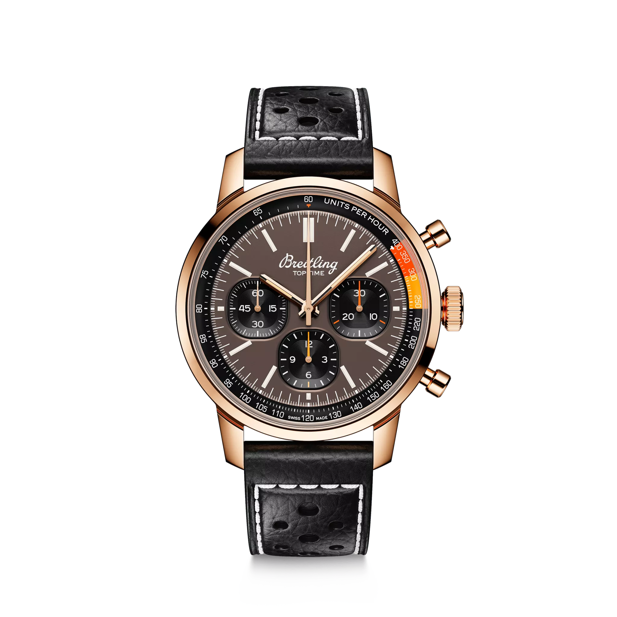 Breitling Top Time B01 Chronograph 41mm 18k Red Gold Men's Luxury Watch - Perfect for Business, Formal Events & Collectors