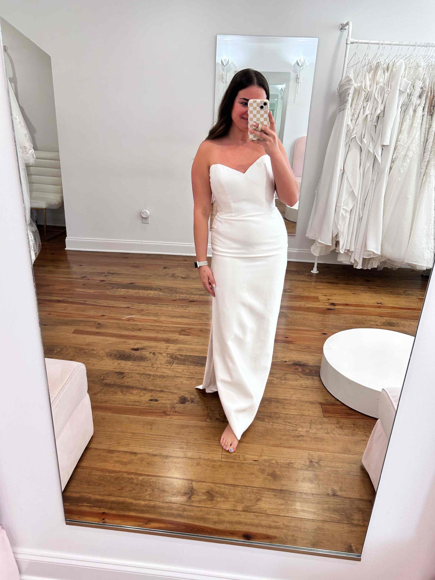 Jenny Yoo Dovima Wedding Dress with Detachable Overskirt - Elegant A-Line Bridal Gown for Church Ceremony & Outdoor Wedding