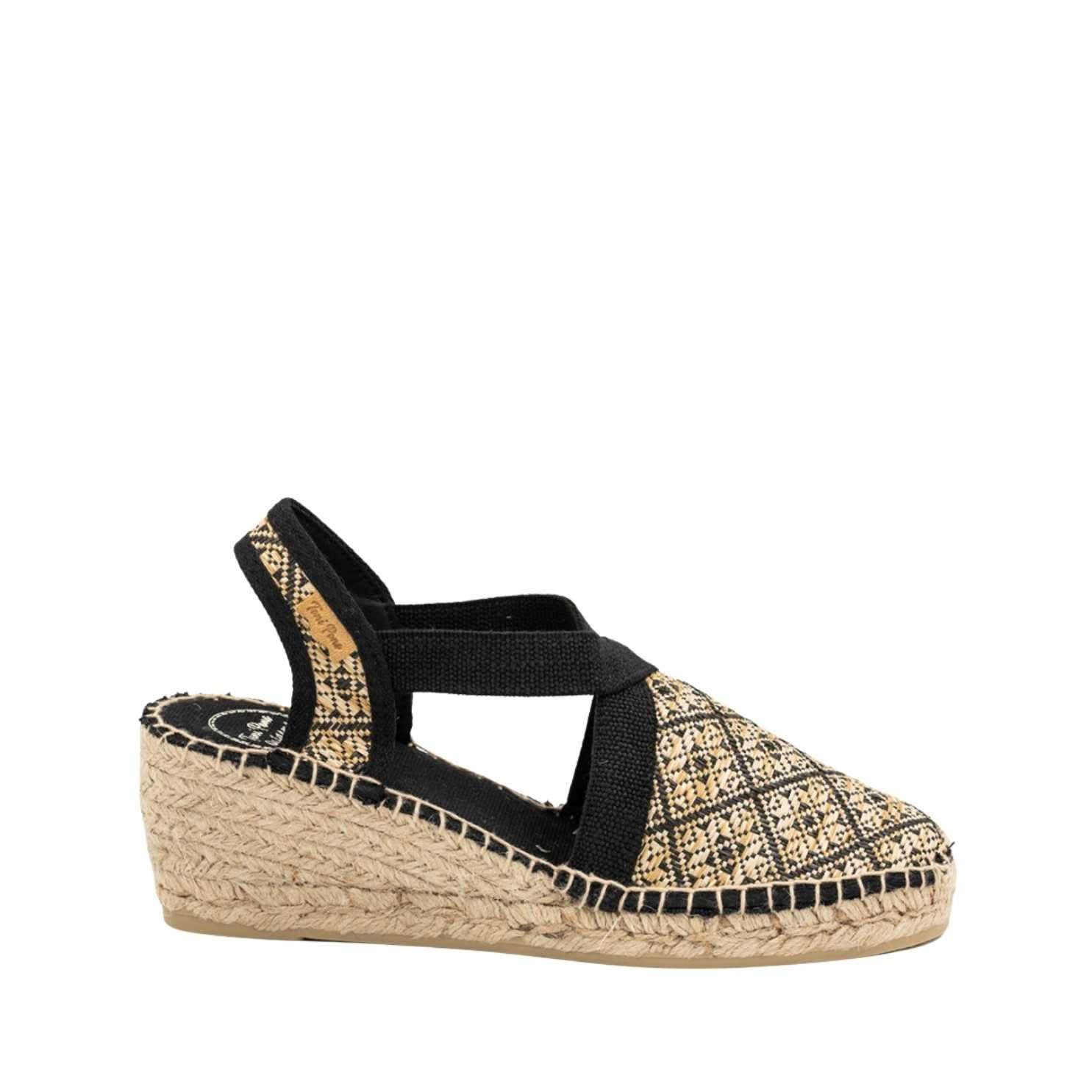 Women's Floral Cotton Blend Wedge Sandals - Comfortable & Stylish Summer Shoes for Beach, Party & Casual Wear