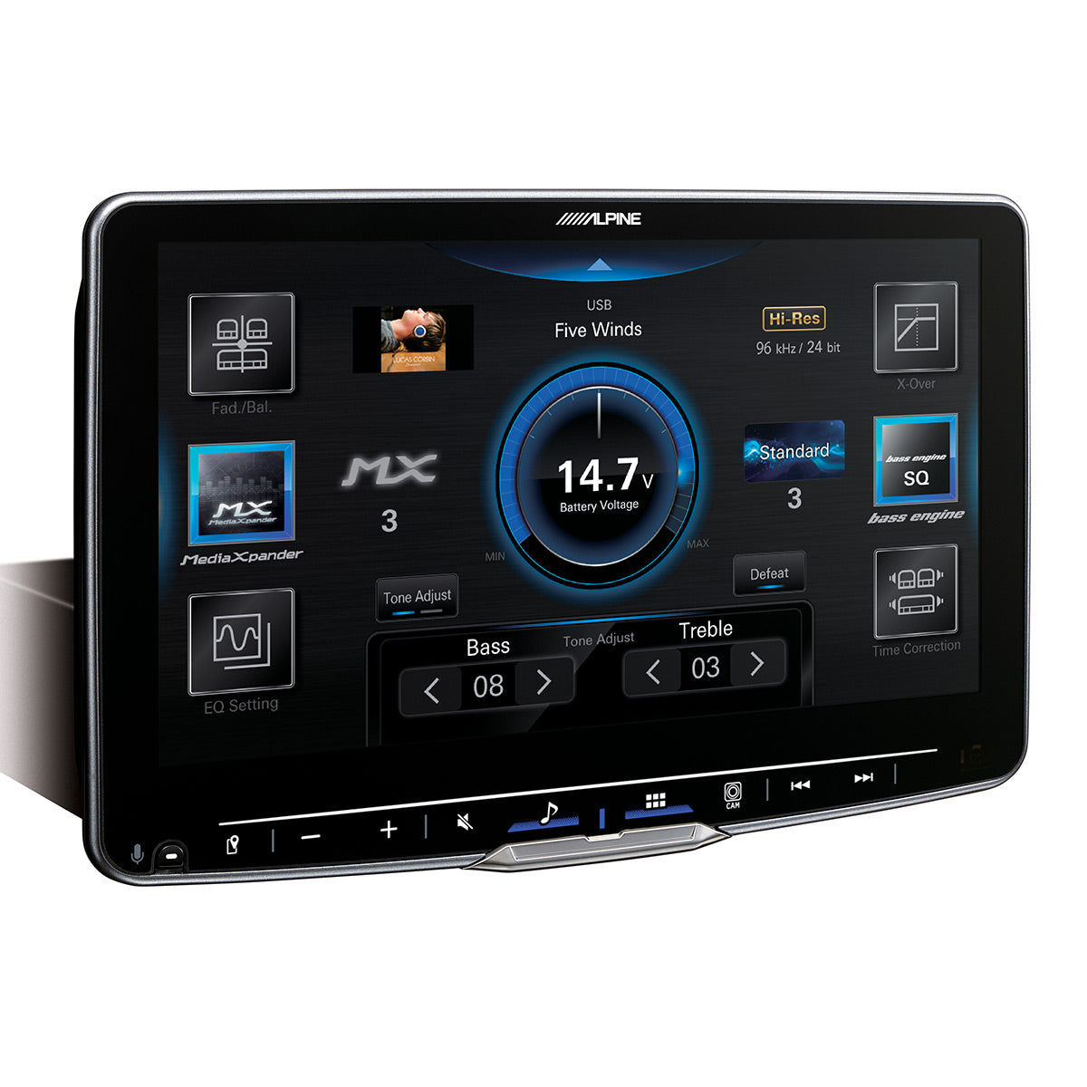Alpine iLX-F509 Halo9 9-Inch High-Resolution Digital Multimedia Car Stereo Receiver - Perfect for Jeep, Truck & SUV Upgrades