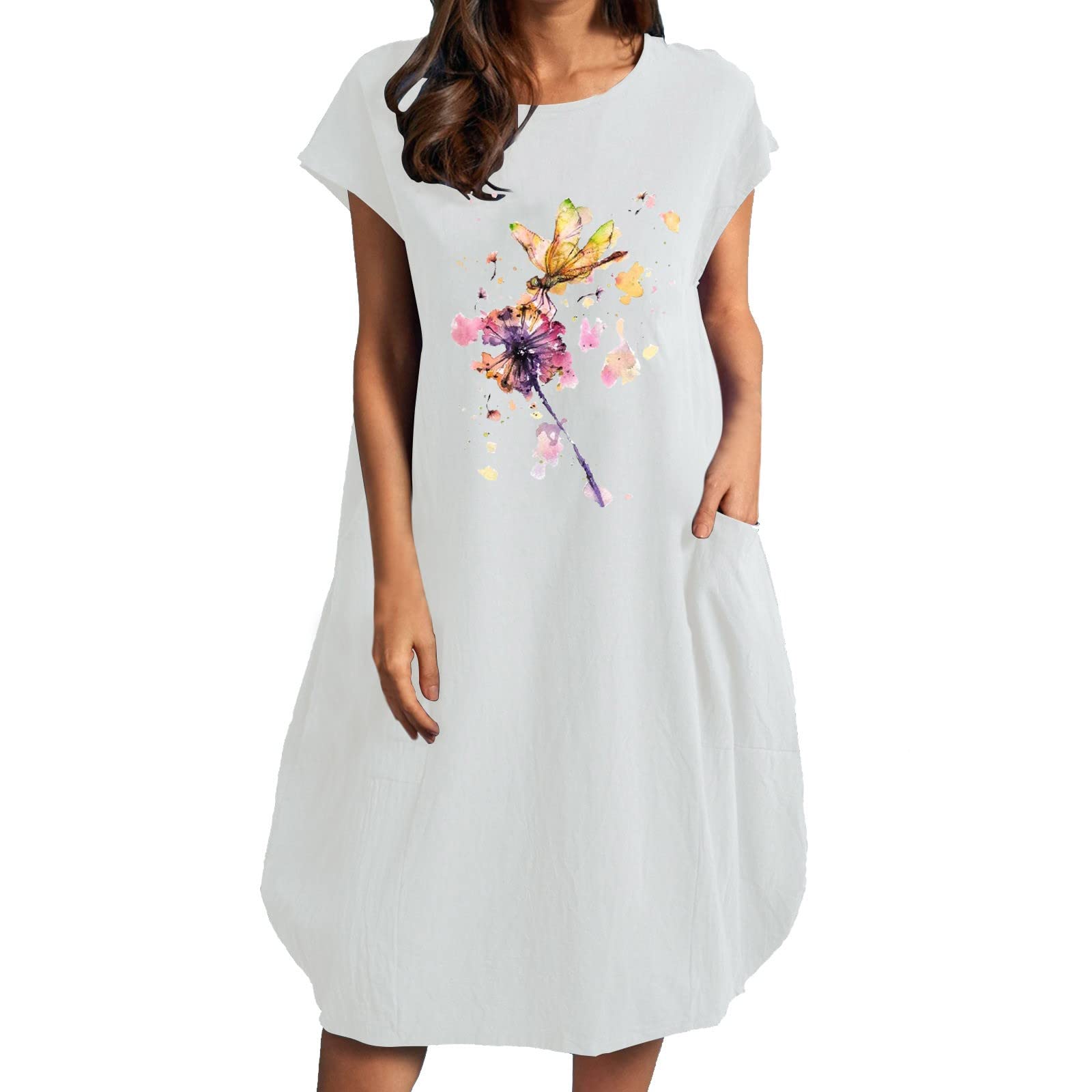 Elegant Women's Formal Dresses & Summer Casual T-Shirt Dresses - Beach Cover Up, Long Cami Midi Sundresses for Parties, Vacations & Everyday Wear