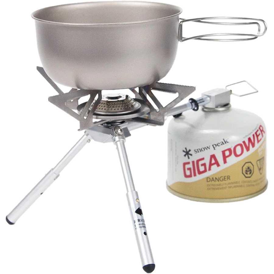 Portable Bipod Stove for Camping, Hiking & Backpacking - Lightweight Outdoor Cooking Stove for Picnics, BBQ & Emergency Preparedness