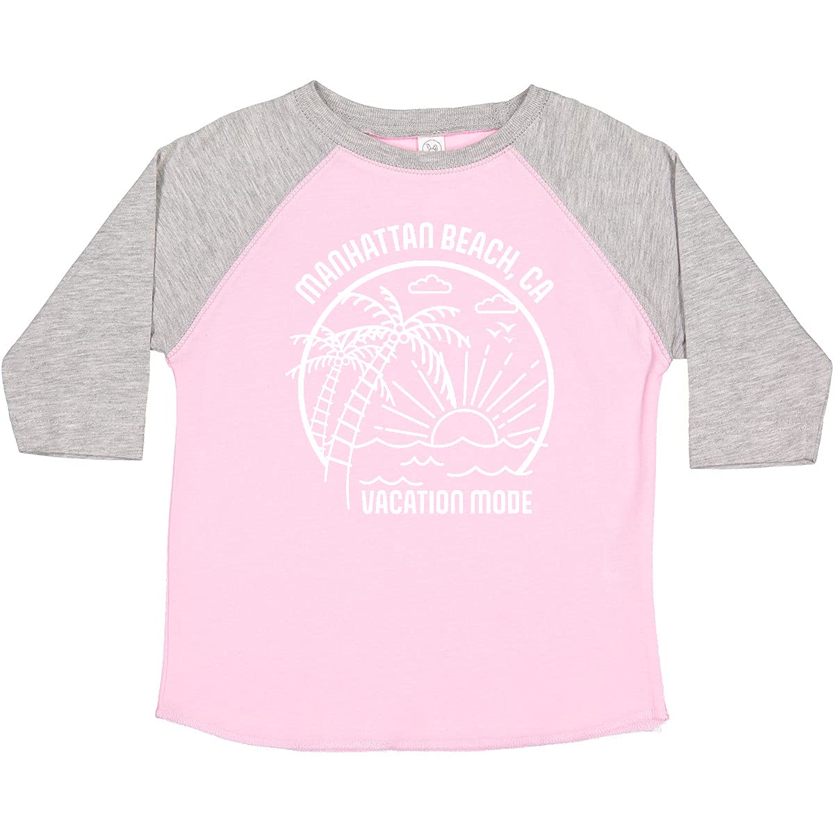 Inktastic Summer Vacation Mode Manhattan Beach California Toddler T-Shirt - Cute Graphic Tee for Boys & Girls - Beach Outing, Family Travel, Casual Wear