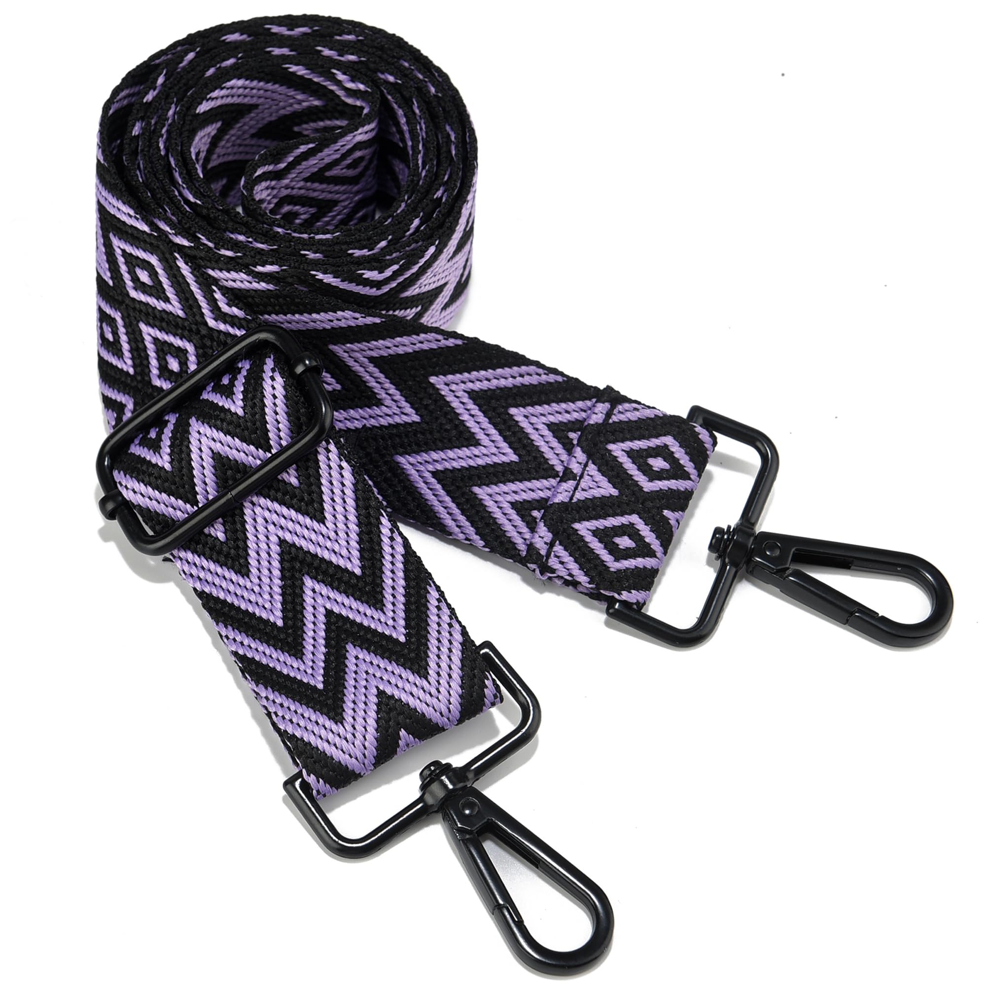 Silver Purse Strap with Hardware - Adjustable Crossbody Bag Strap for Women's Handbags | Perfect for Everyday Use, Travel & Shopping
