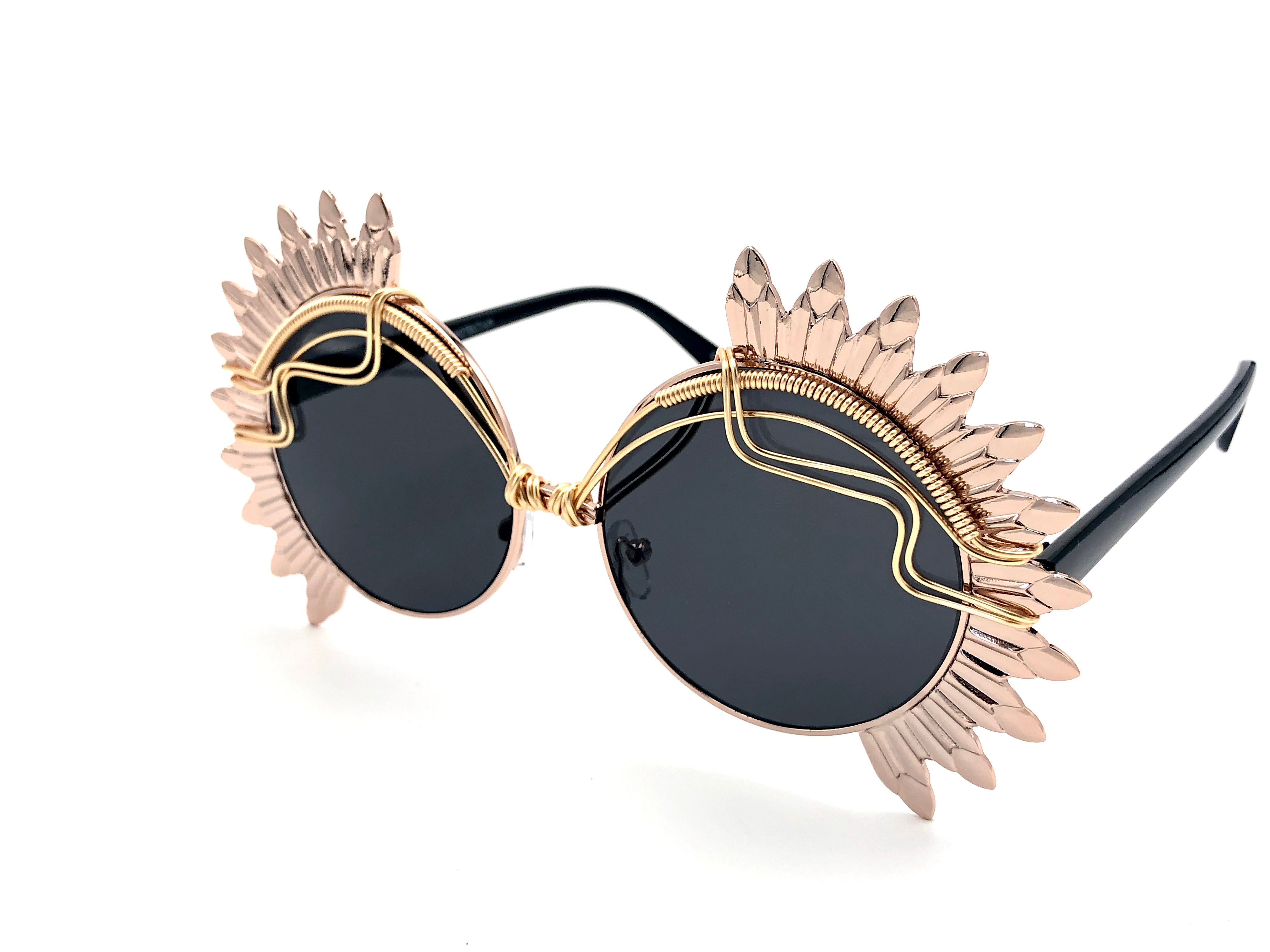 Sunflower Bronze Gold Cross Ring - Elegant Jewelry for Women, Perfect for Gifts, Weddings & Everyday Wear