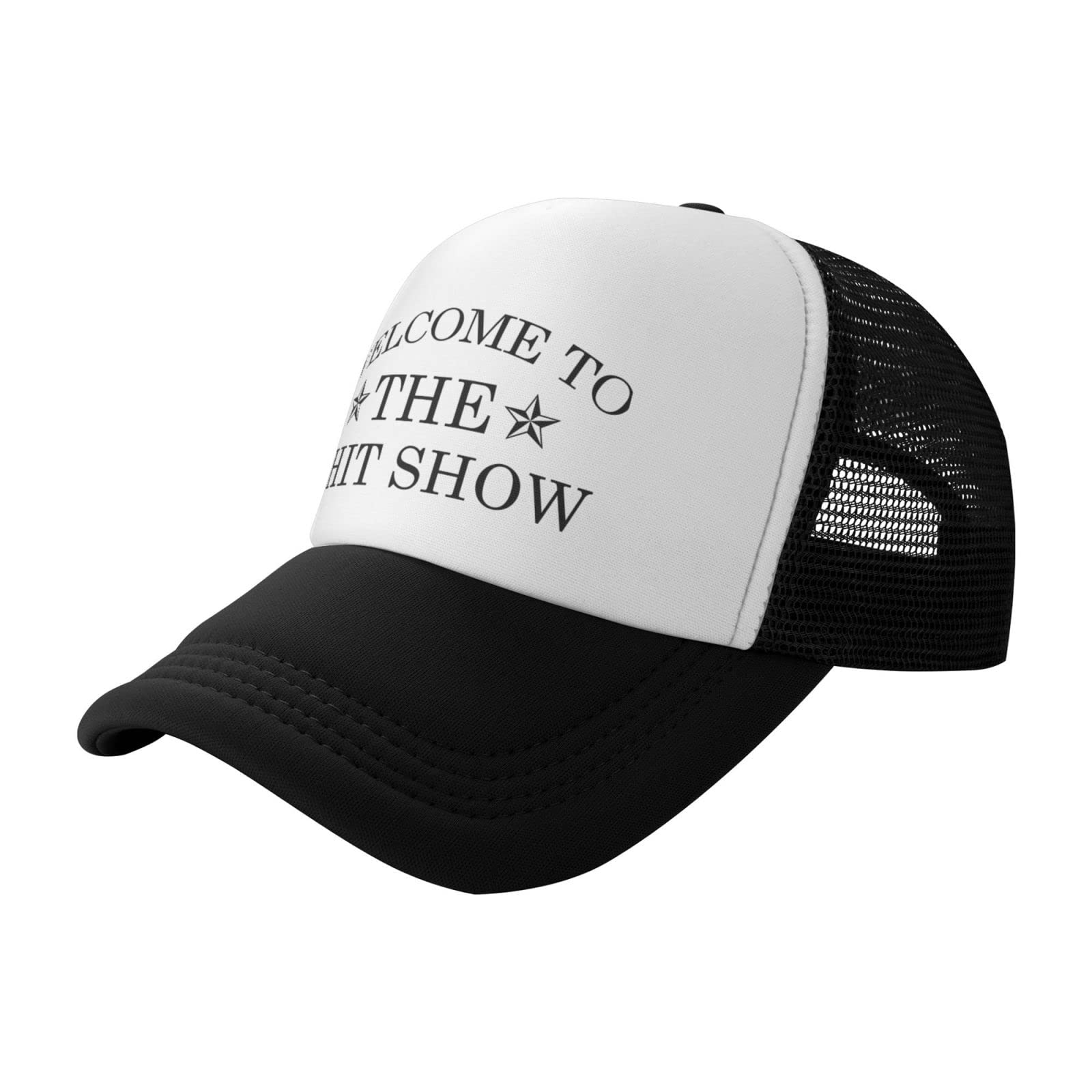 Funny 'Welcome to The Shit Show' Embroidered Dad Hat for Women - Trendy Baseball Cap for Casual Outfits & Bad Days