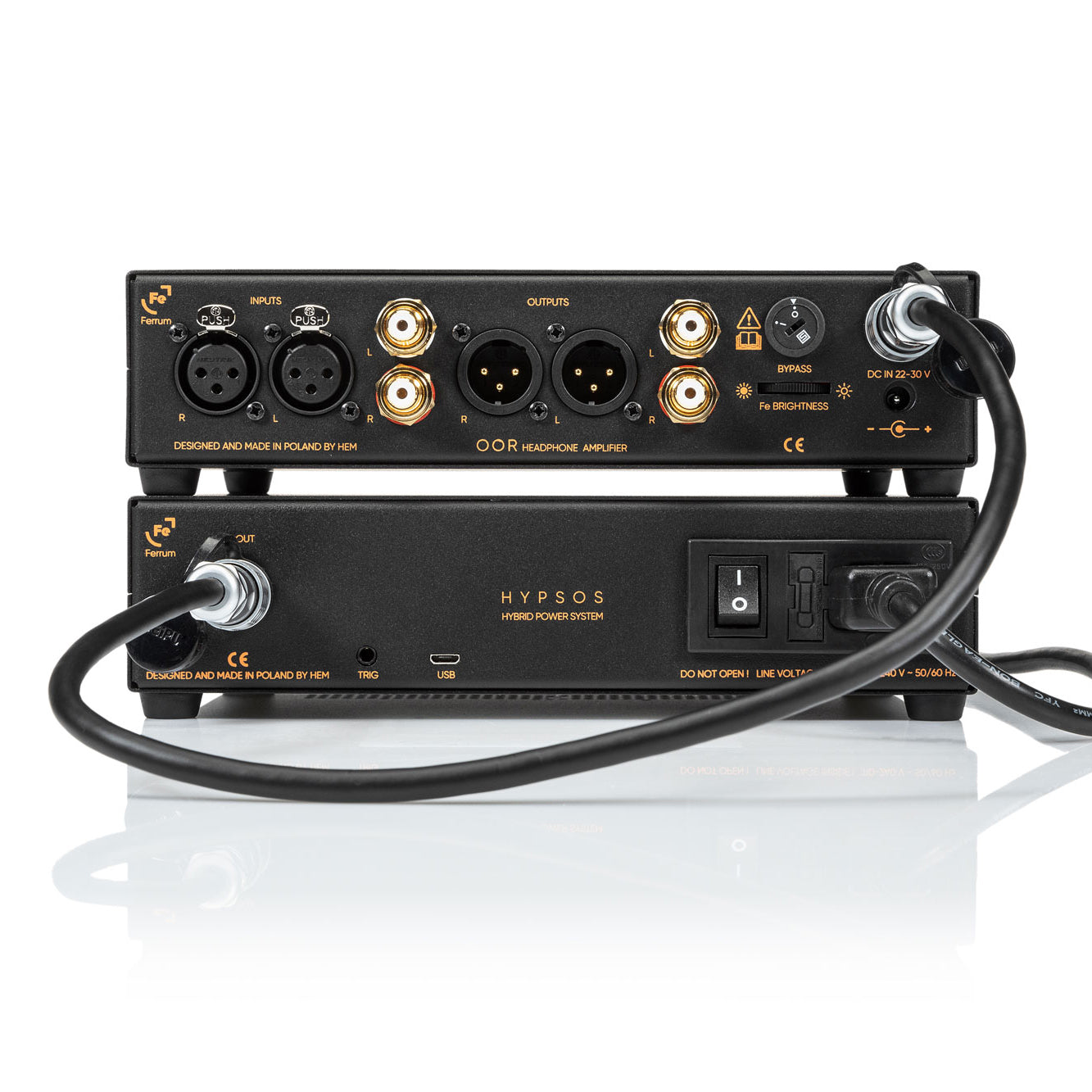 Ferrum OOR Amplifier + Hypsos Single Output Power Supply System Bundle (Open Box) - Premium Audio Setup for Home Studio & Hi-Fi Enthusiasts