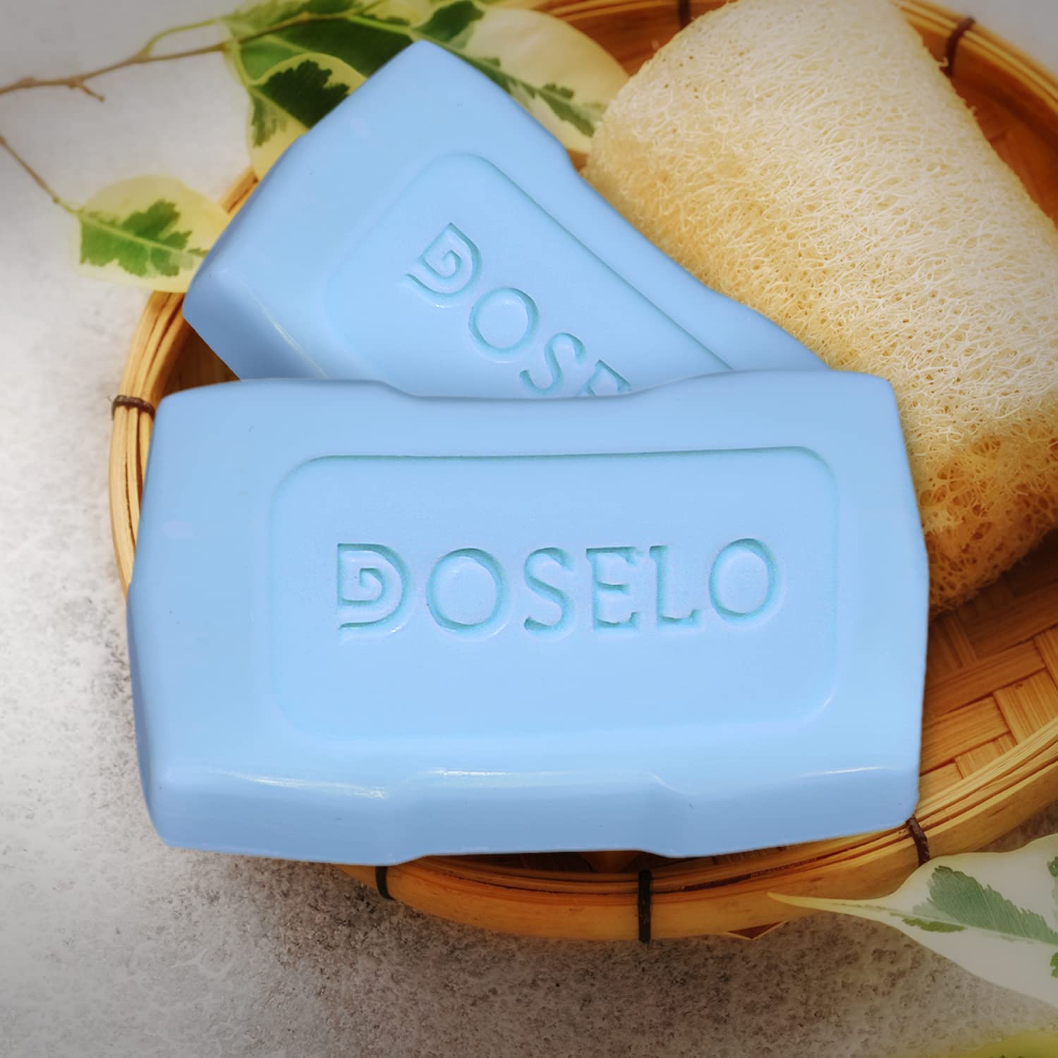 DOSELO Natural Beauty Soap for All Skin Types - Shea Butter & Milk Moisturizing Bar (Pack of 5) | Gentle Cleansing for Face & Body, Daily Skincare Routine